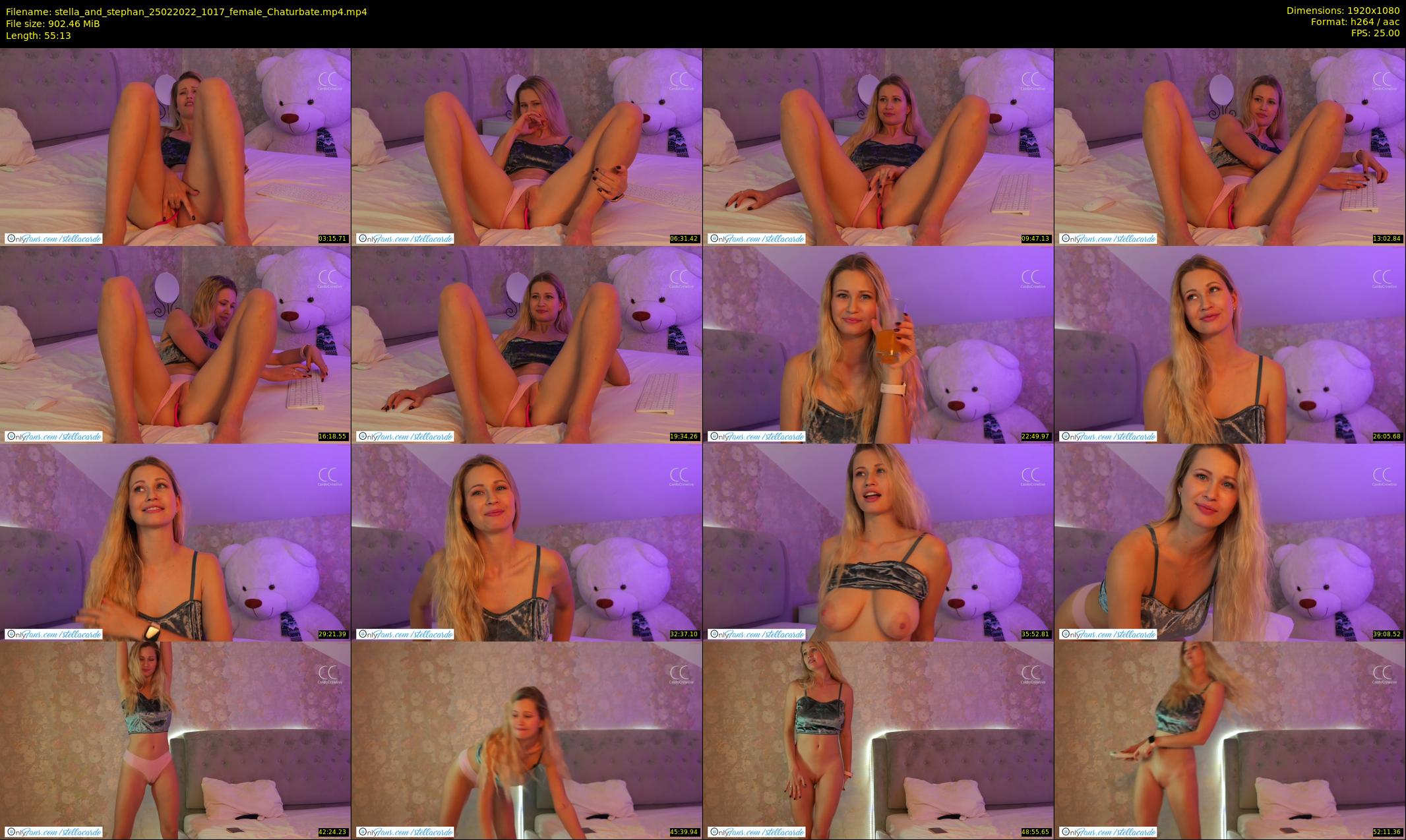 stella_and_stephan — 56 minute Chaturbate couple cam show recording, 1080p, Feb 25, 2022