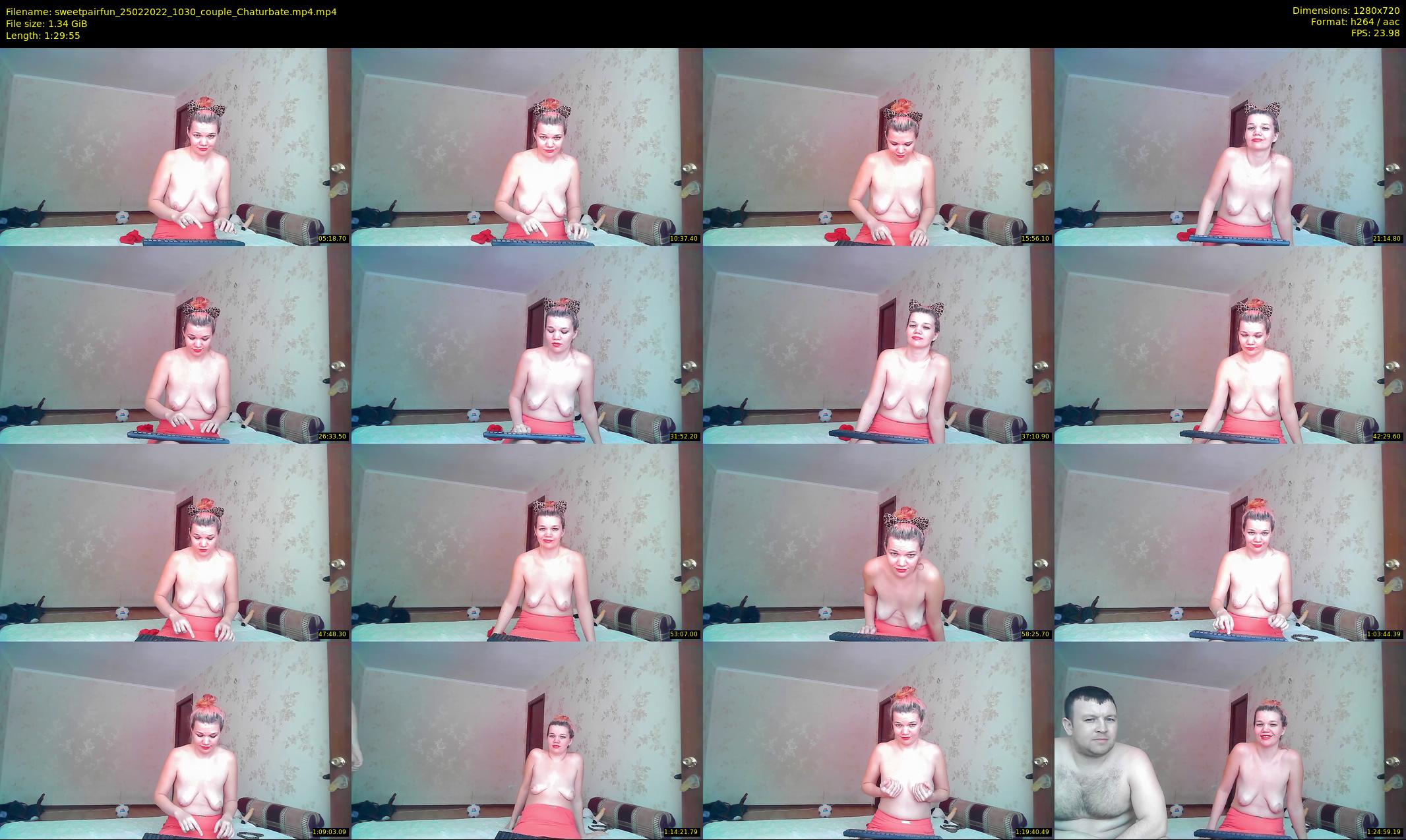 sweetpairfun — 90 minute Chaturbate couple cam show recording, 720p, Feb 25, 2022