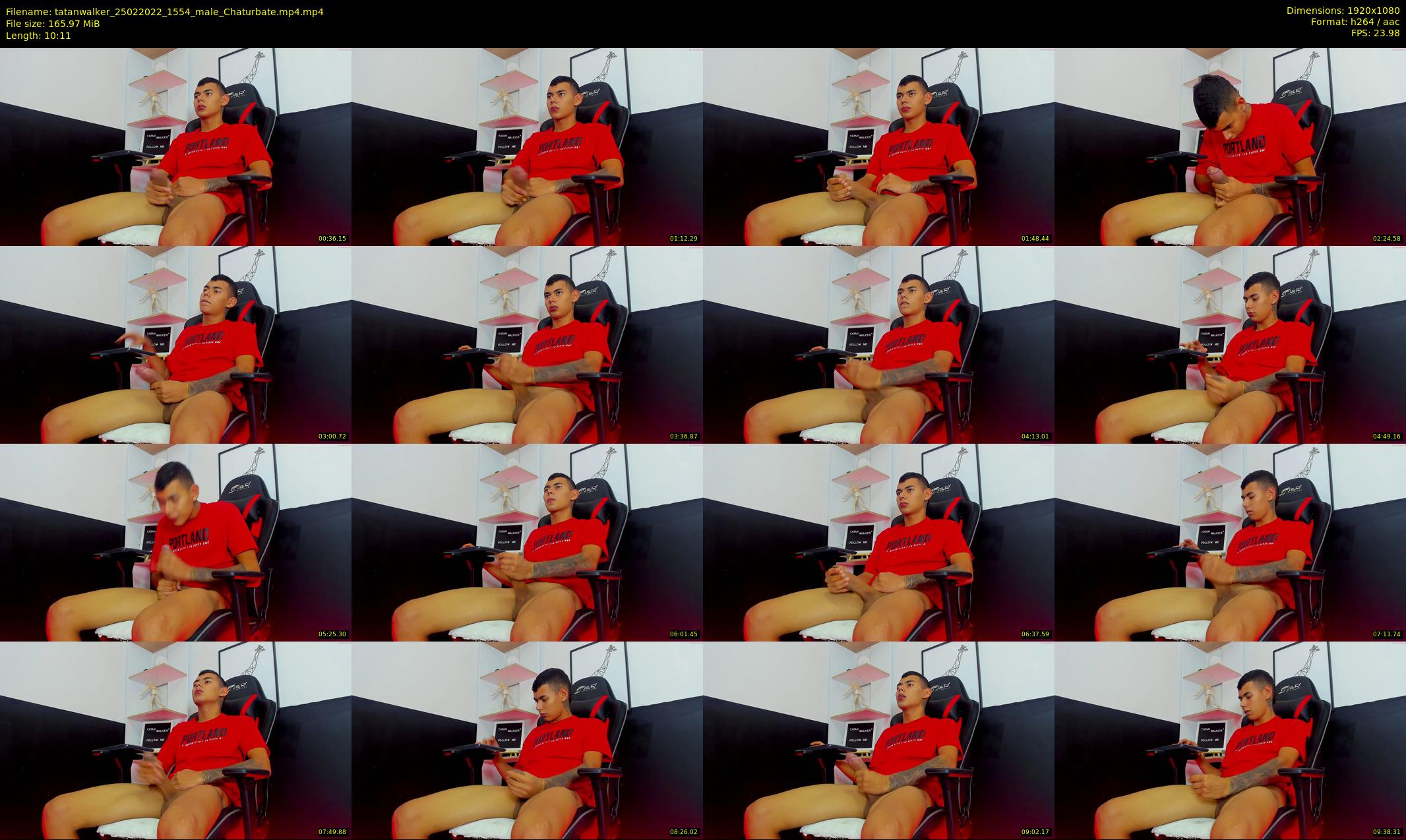 tatanwalker — 11 minute Chaturbate male cam show recording, 1080p, Feb 25, 2022