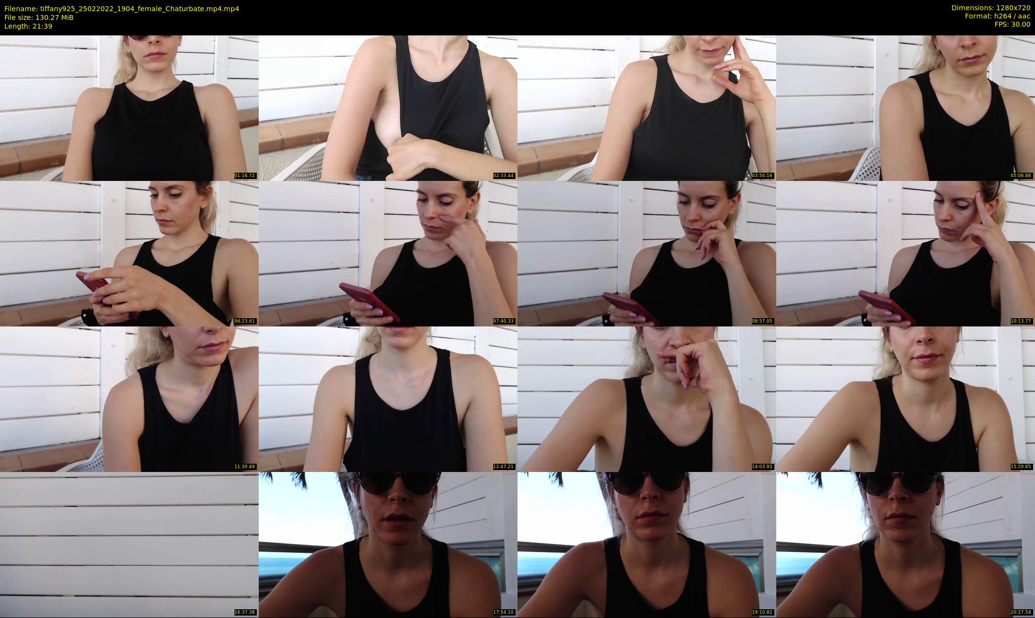 tiffany925 — 22 minute Chaturbate female cam show recording, 720p, Feb 25, 2022