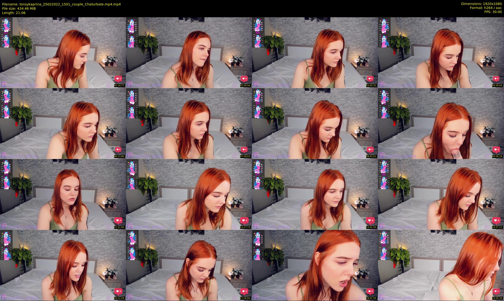 tonsykaprina — 22 minute Chaturbate couple cam show recording, 1080p, Feb 25, 2022