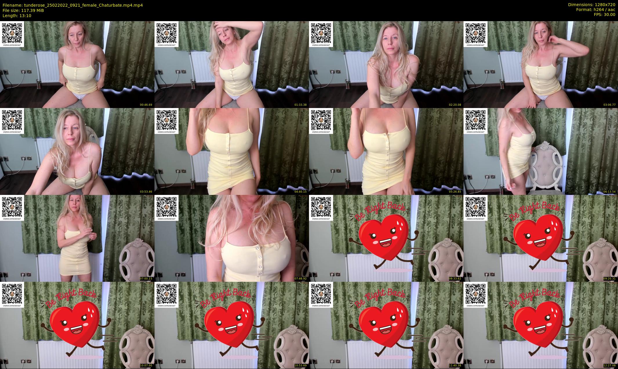 tunderose — 14 minute Chaturbate female cam show recording, 720p, Feb 25, 2022