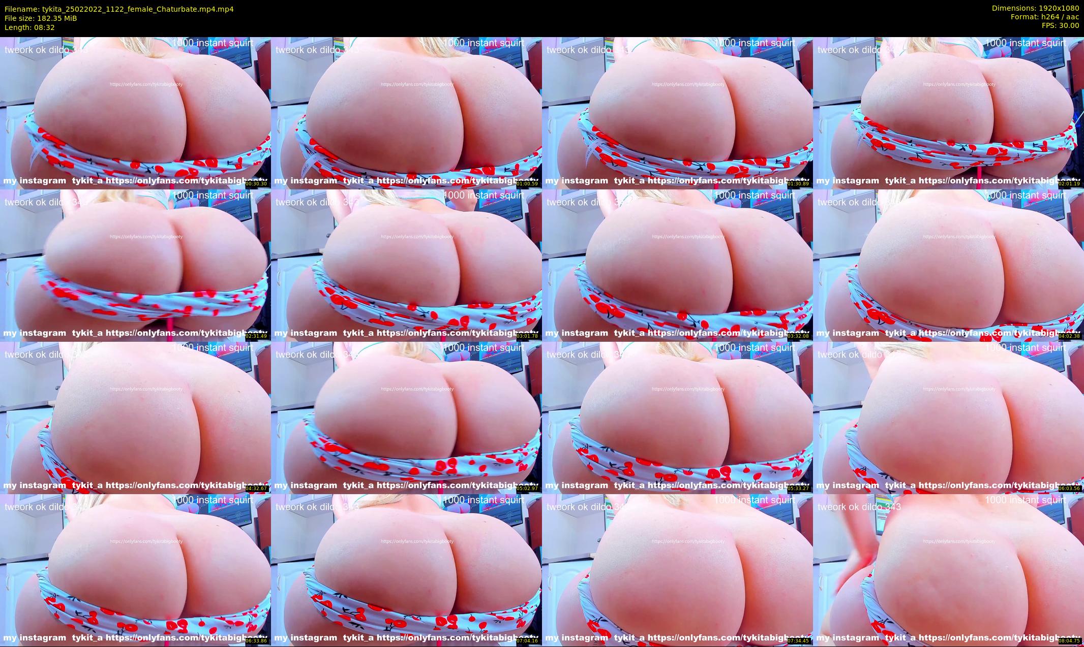 tykita — 9 minute Chaturbate female cam show recording, 1080p, Feb 25, 2022