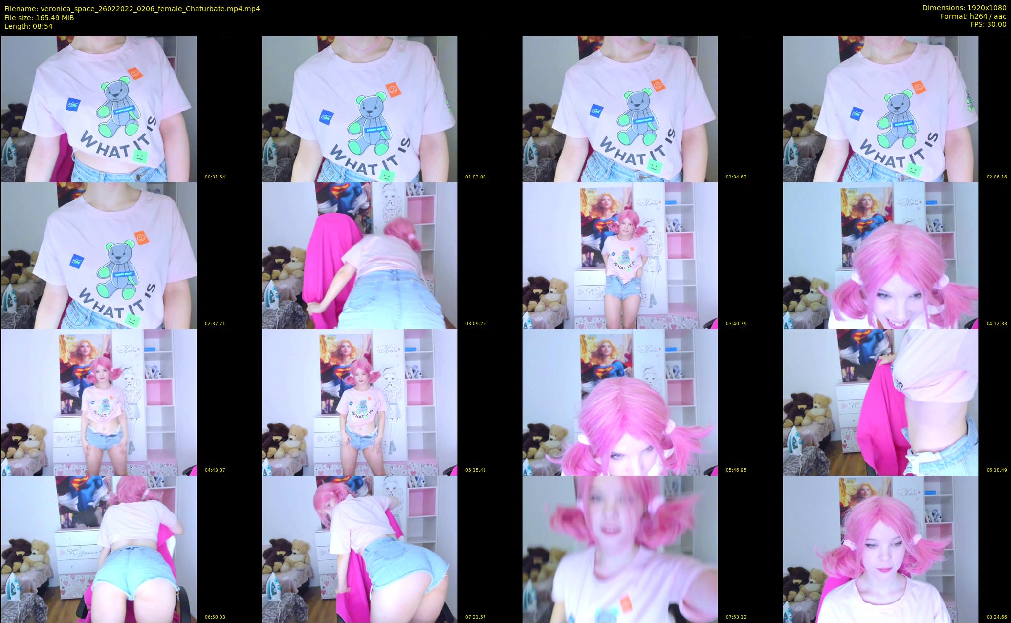 veronica_space — 9 minute Chaturbate female cam show recording, 1080p, Feb 26, 2022