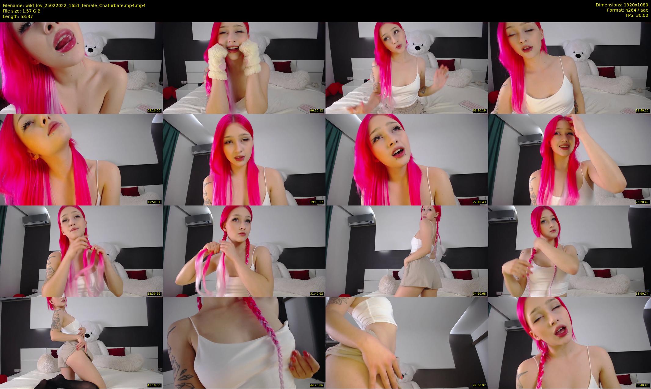 wild_lov — 54 minute Chaturbate female cam show recording, 1080p, Feb 25, 2022