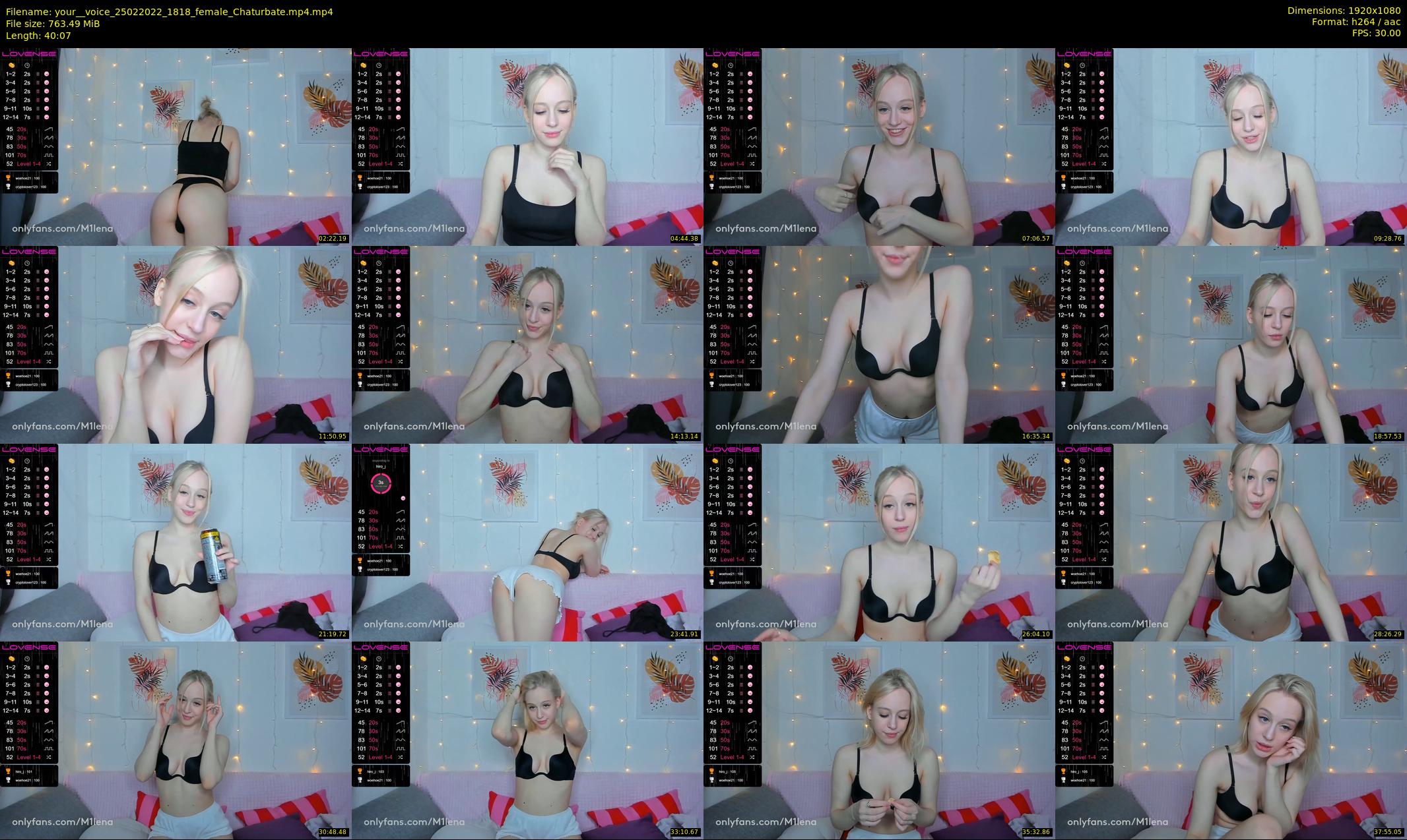 your__voice — 41 minute Chaturbate female cam show recording, 1080p, Feb 25, 2022