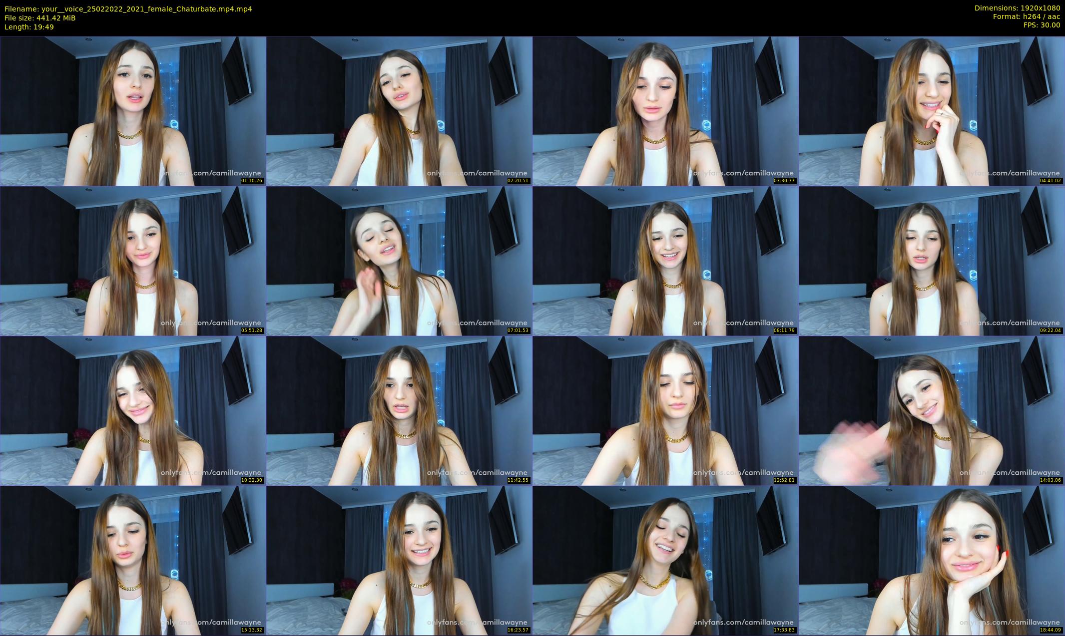 your__voice — 20 minute Chaturbate female cam show recording, 1080p, Feb 25, 2022