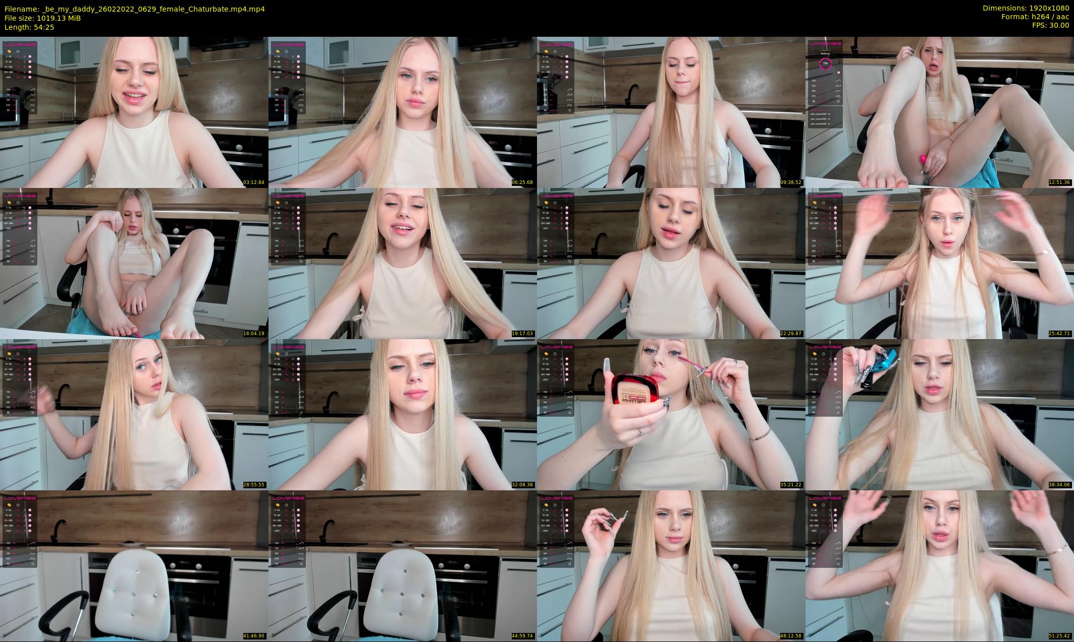 _be_my_daddy — 55 minute Chaturbate female cam show recording, 1080p, Feb 26, 2022