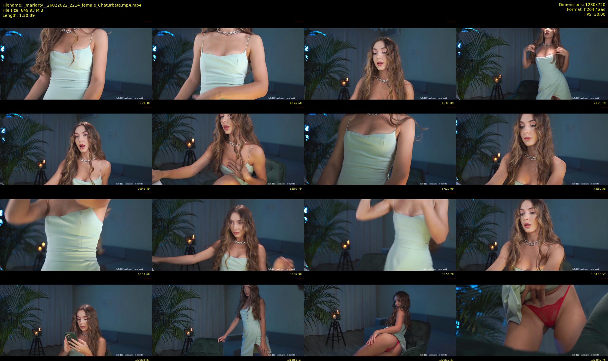 _mariarty_ — 91 minute Chaturbate female cam show recording, 720p, Feb 26, 2022