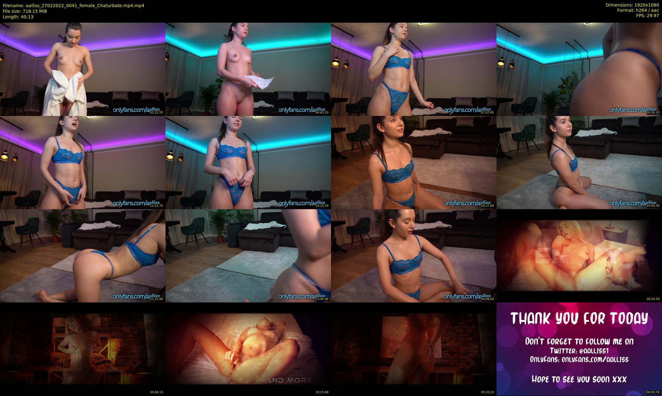 aalliss — 41 minute Chaturbate female cam show recording, 1080p, Feb 27, 2022