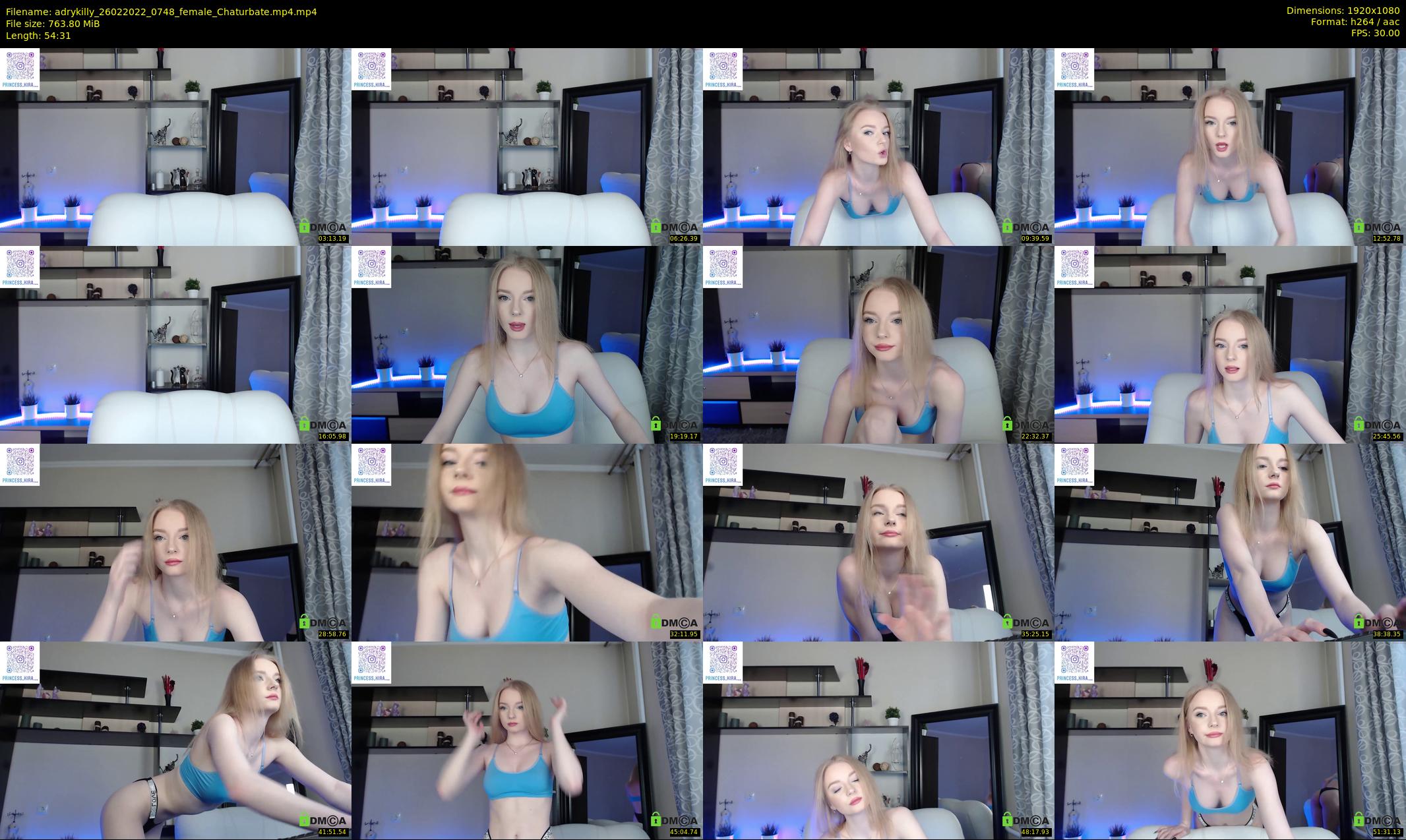adrykilly — 55 minute Chaturbate female cam show recording, 1080p, Feb 26, 2022
