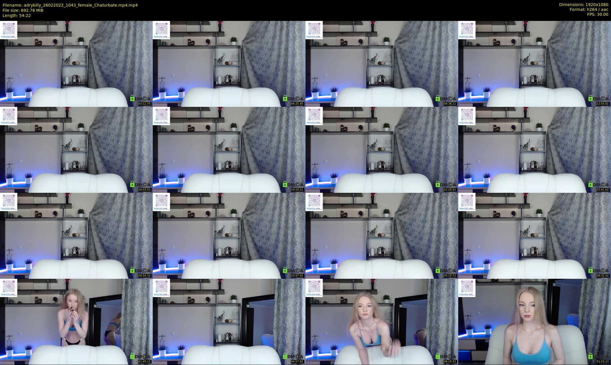 adrykilly — 55 minute Chaturbate female cam show recording, 1080p, Feb 26, 2022