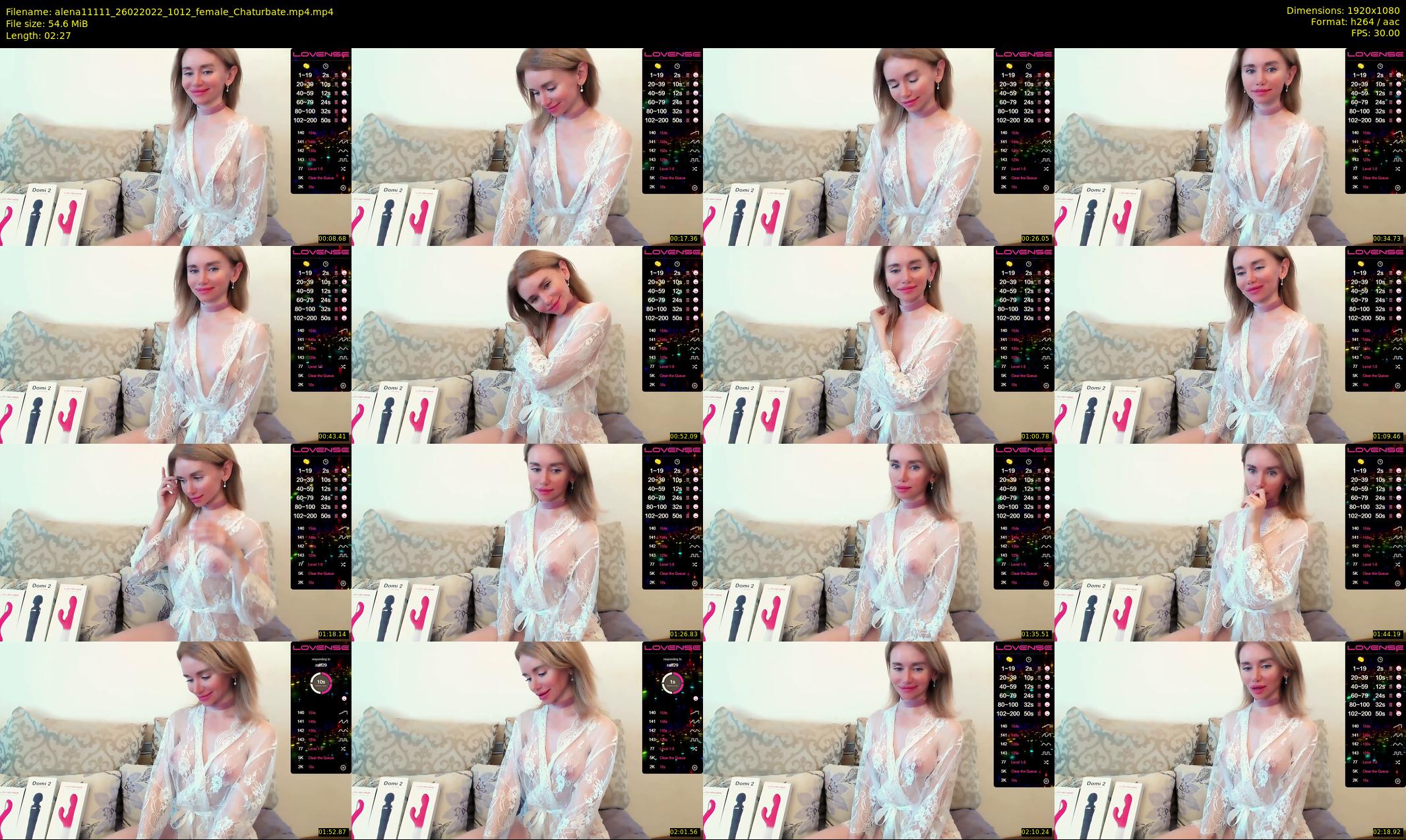 alena11111 — 3 minute Chaturbate female cam show recording, 1080p, Feb 26, 2022