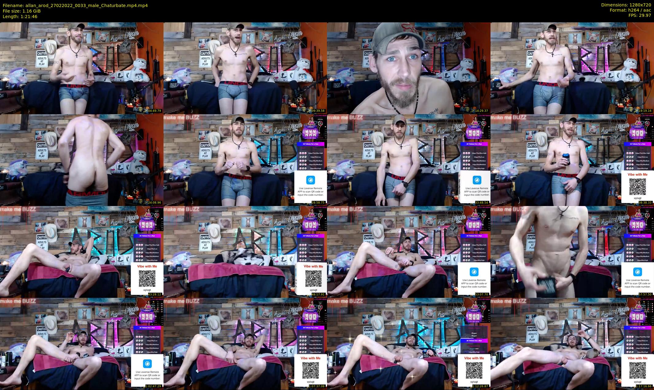 allan_arod — 82 minute Chaturbate male cam show recording, 720p, Feb 27, 2022