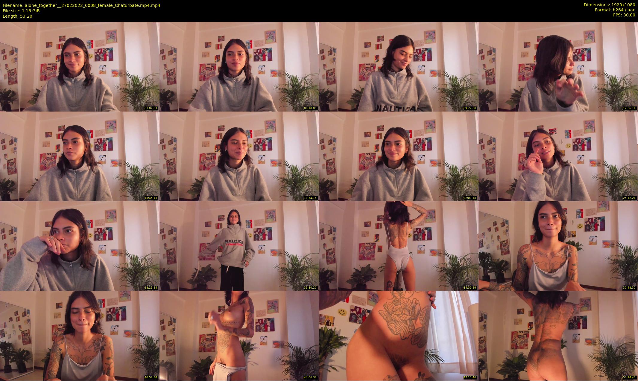 alone_together_ — 54 minute Chaturbate female cam show recording, 1080p, Feb 27, 2022