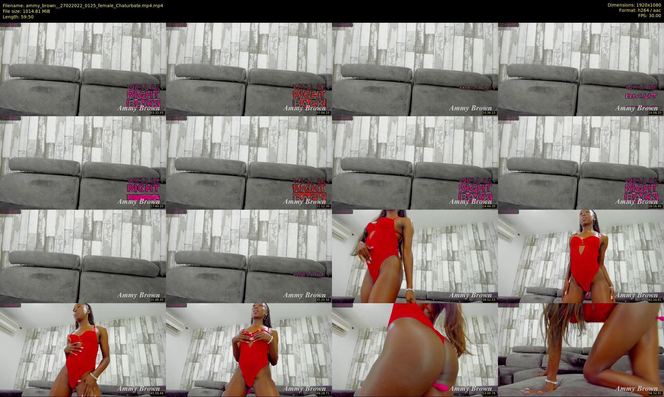 ammy_brown_ — 60 minute Chaturbate female cam show recording, 1080p, Feb 27, 2022
