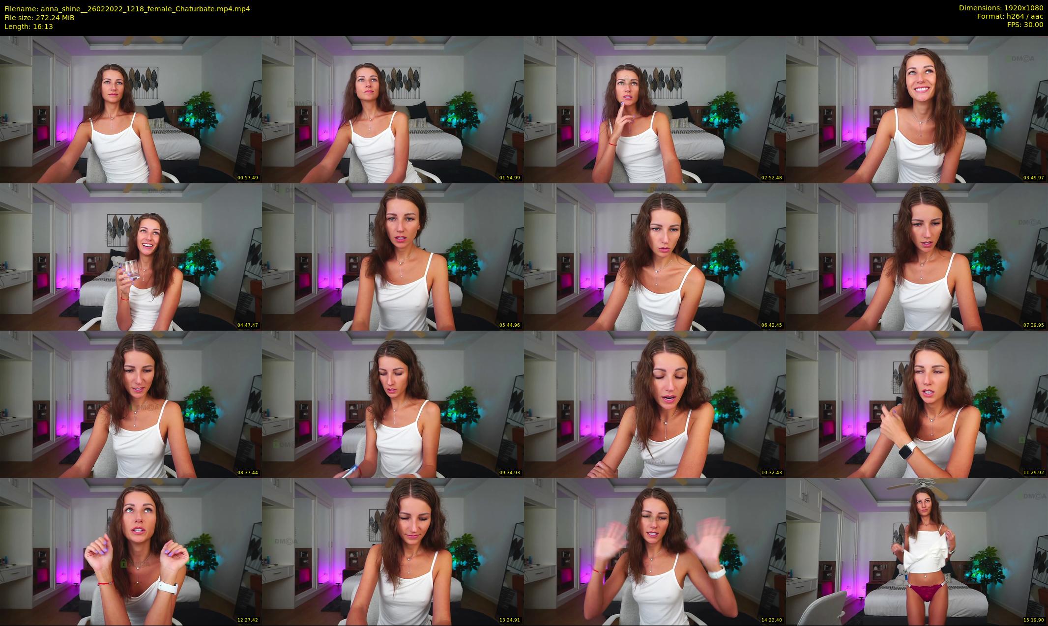 anna_shine_ — 17 minute Chaturbate female cam show recording, 1080p, Feb 26, 2022