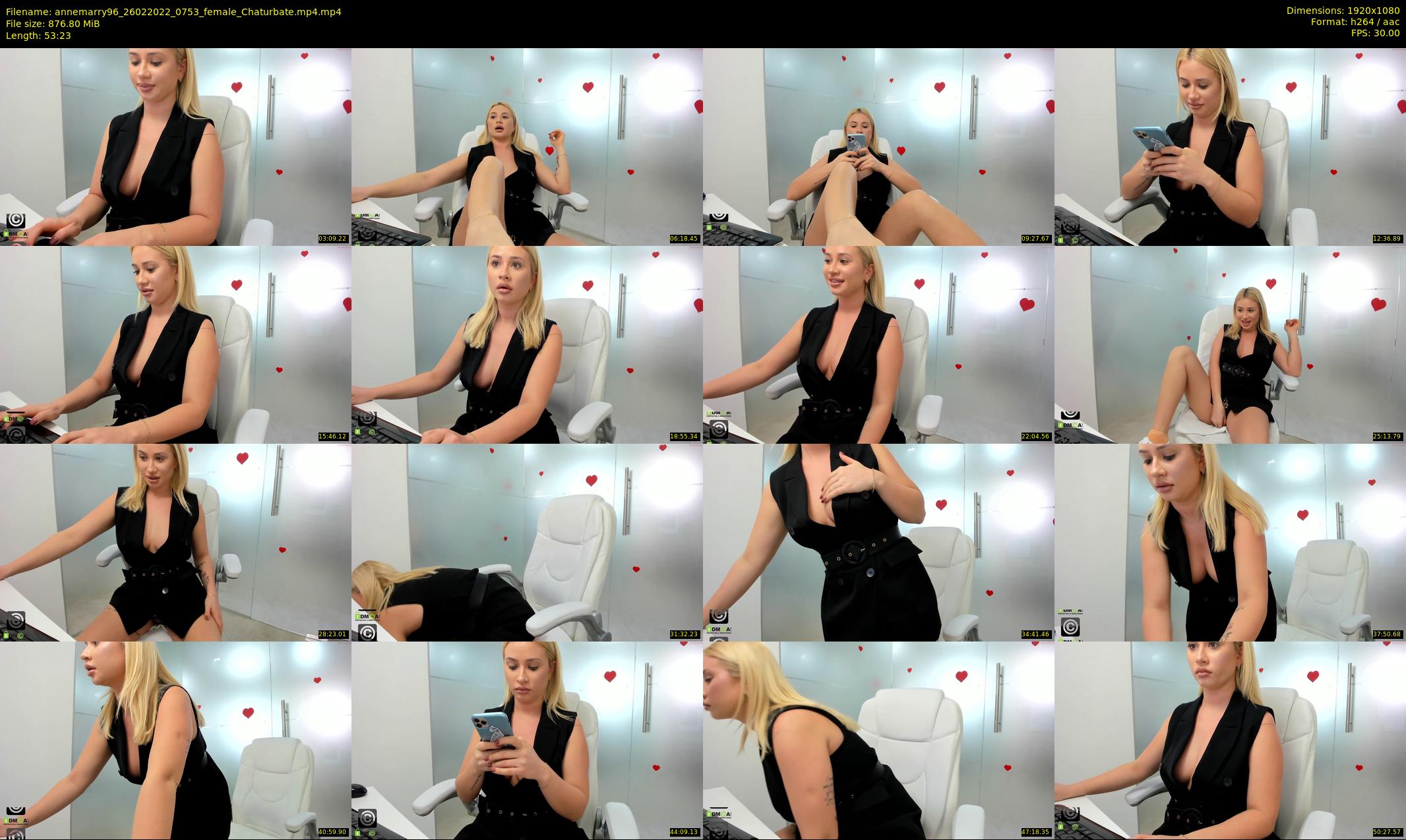 annemarry96 — 54 minute Chaturbate female cam show recording, 1080p, Feb 26, 2022