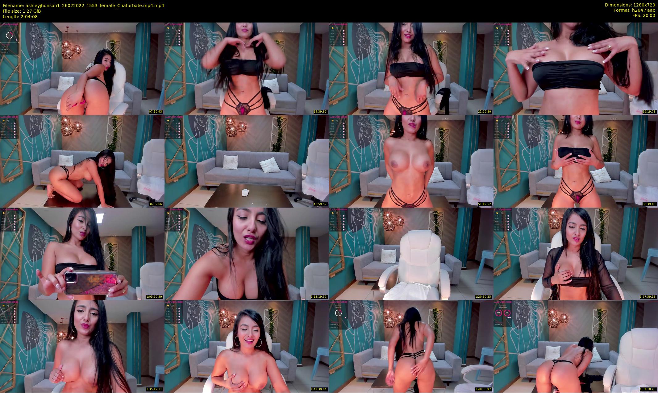 ashleyjhonson1 — 125 minute Chaturbate female cam show recording, 720p, Feb 26, 2022