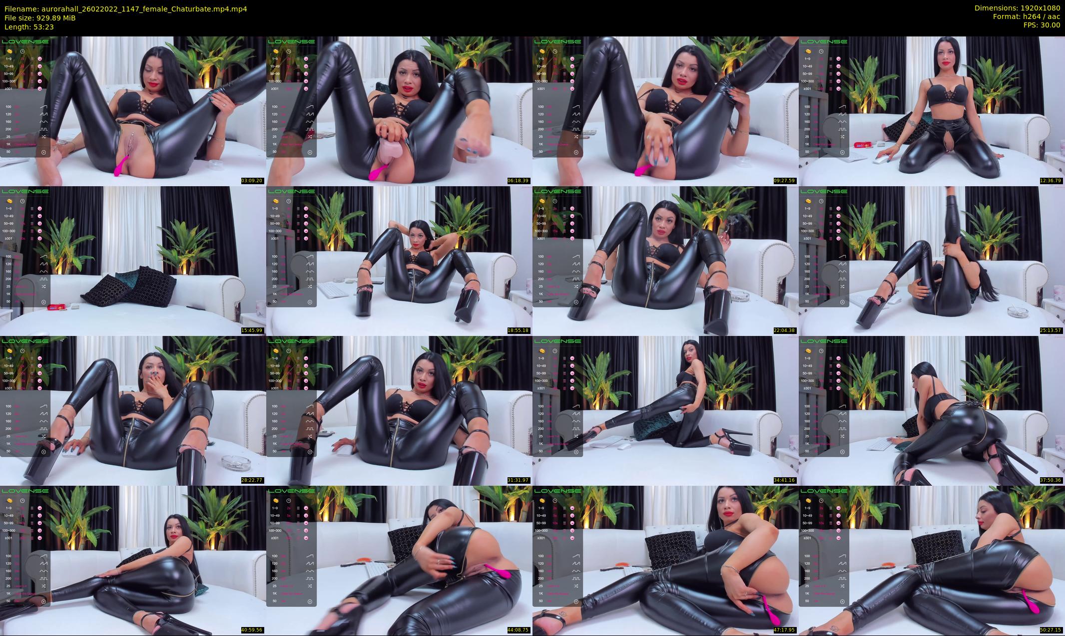 aurorahall — 54 minute Chaturbate female cam show recording, 1080p, Feb 26, 2022