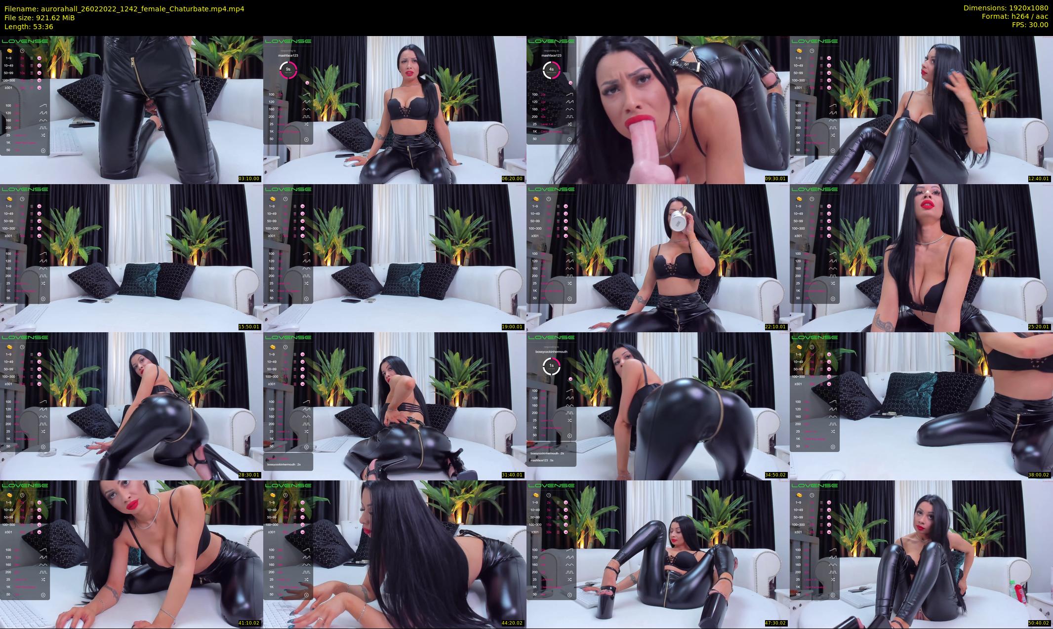 aurorahall — 54 minute Chaturbate female cam show recording, 1080p, Feb 26, 2022