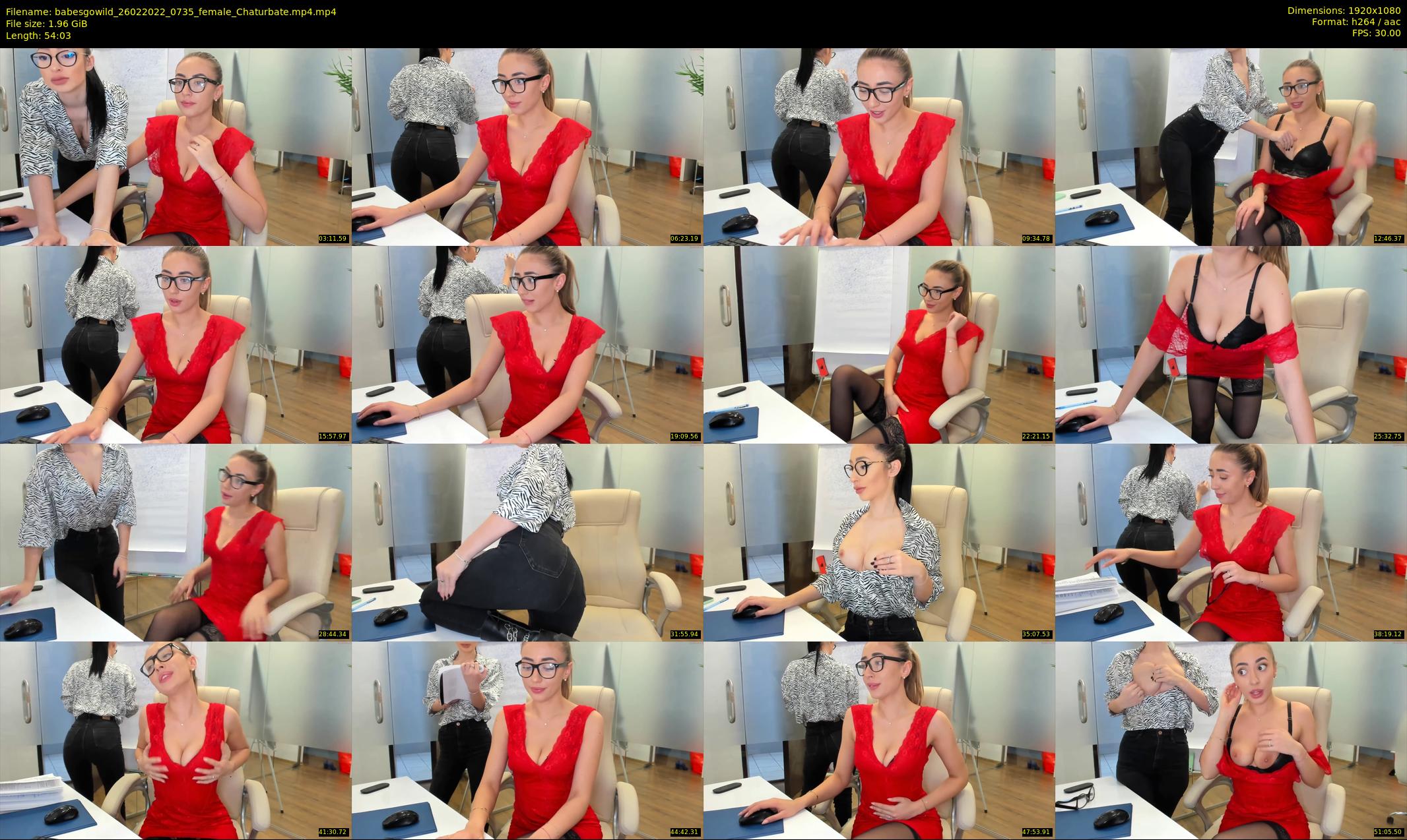 babesgowild — 55 minute Chaturbate couple cam show recording, 1080p, Feb 26, 2022
