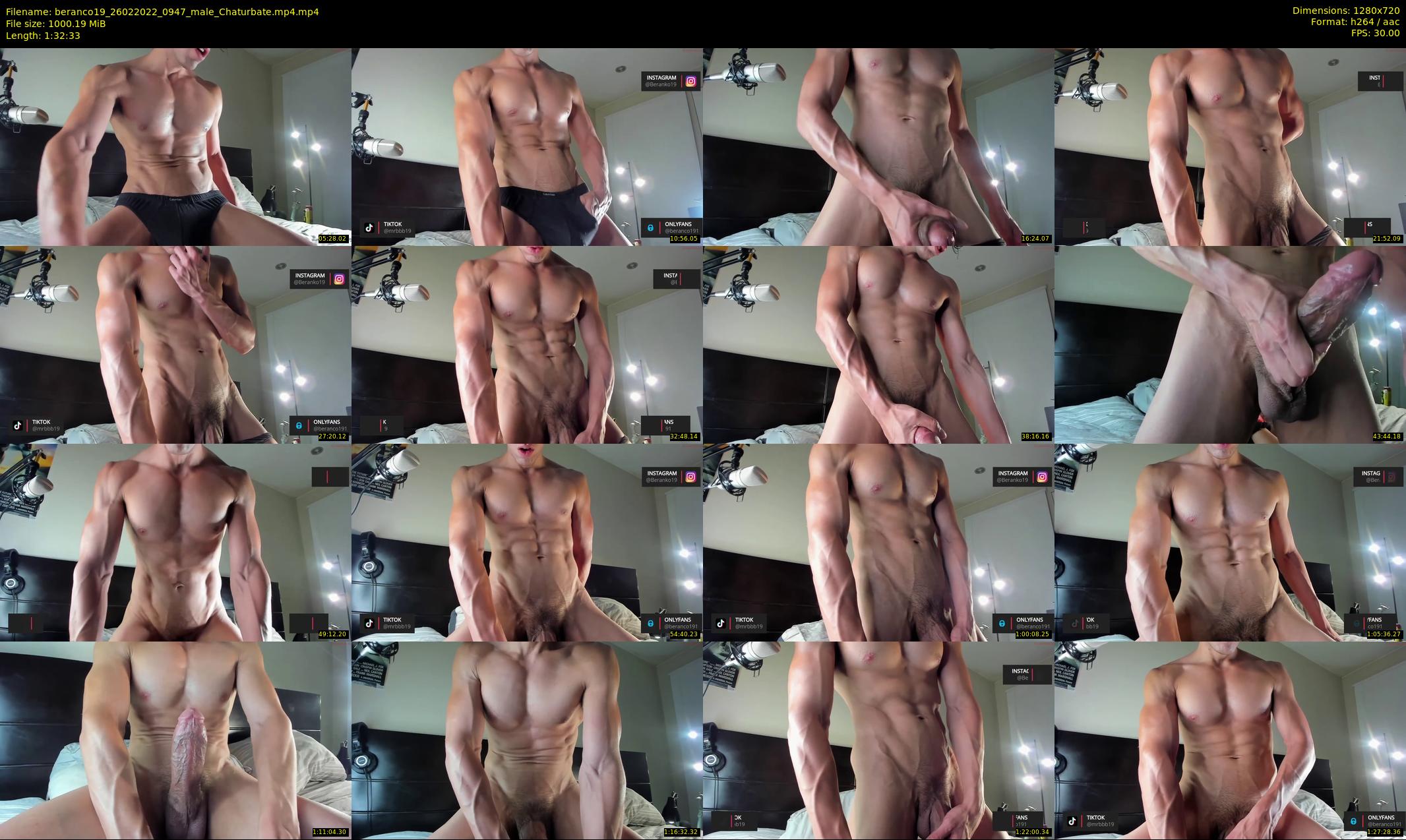 beranco19 — 93 minute Chaturbate male cam show recording, 720p, Feb 26, 2022