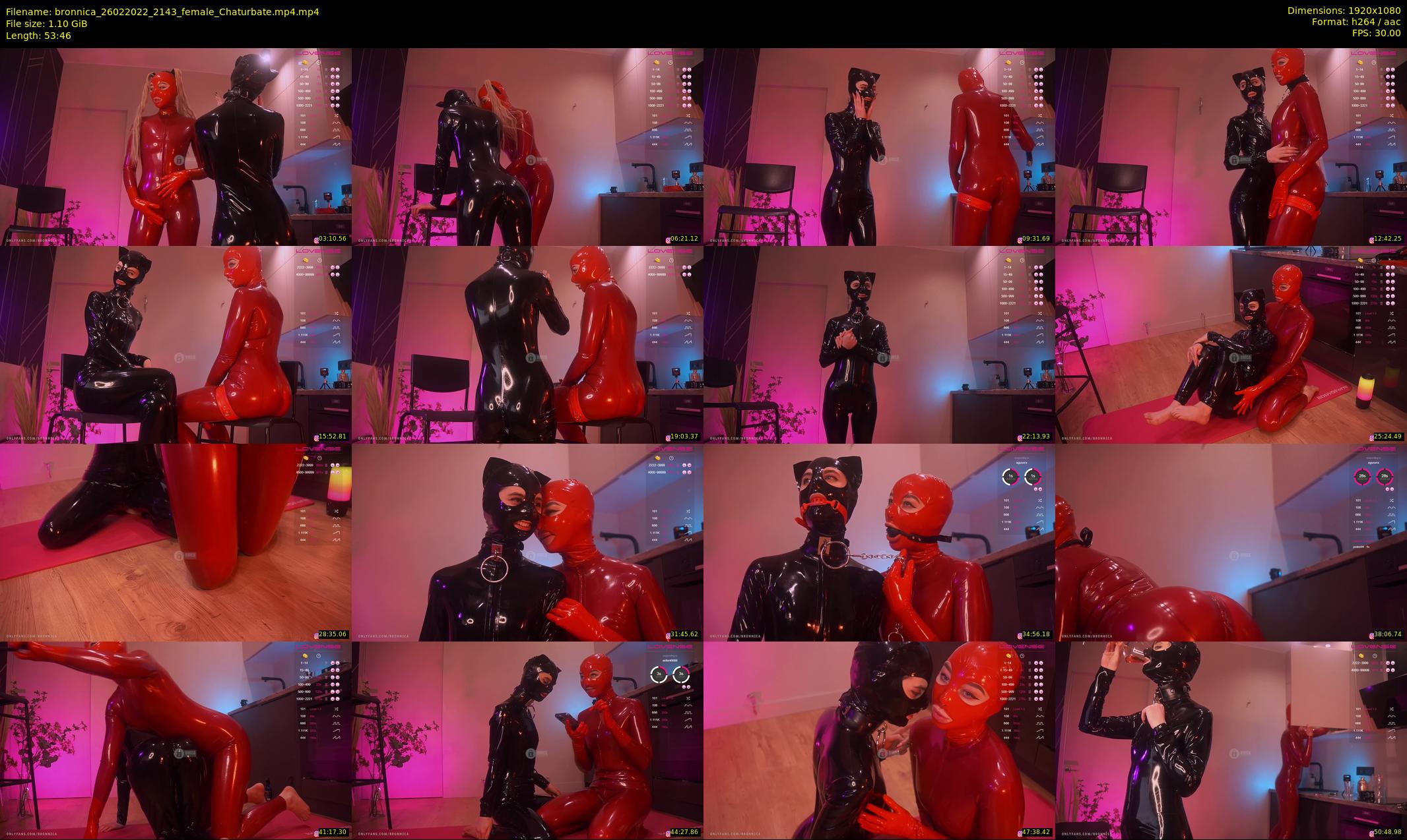 bronnica — 54 minute Chaturbate female cam show recording, 1080p, Feb 26, 2022