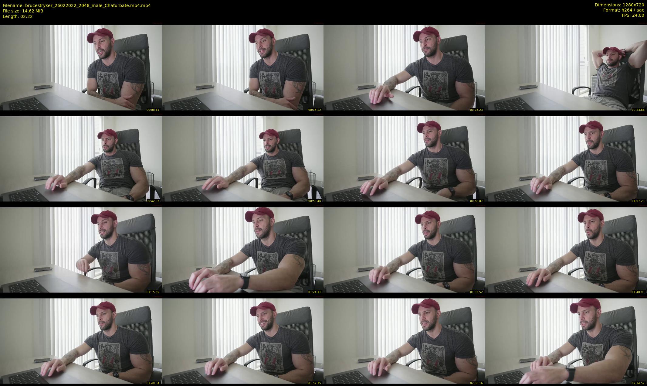 brucestryker — 3 minute Chaturbate male cam show recording, 720p, Feb 26, 2022