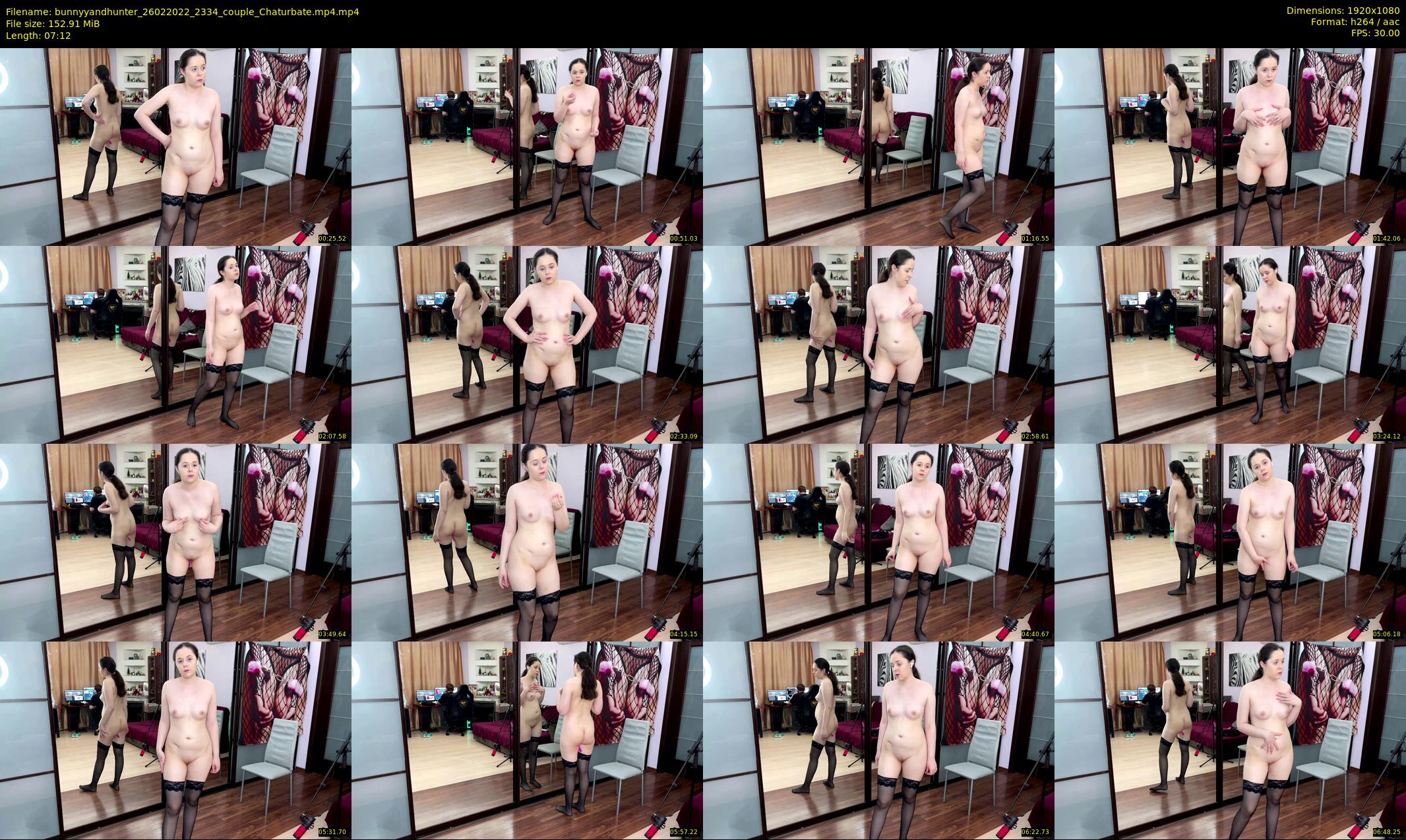 bunnyyandhunter — 8 minute Chaturbate couple cam show recording, 1080p, Feb 26, 2022
