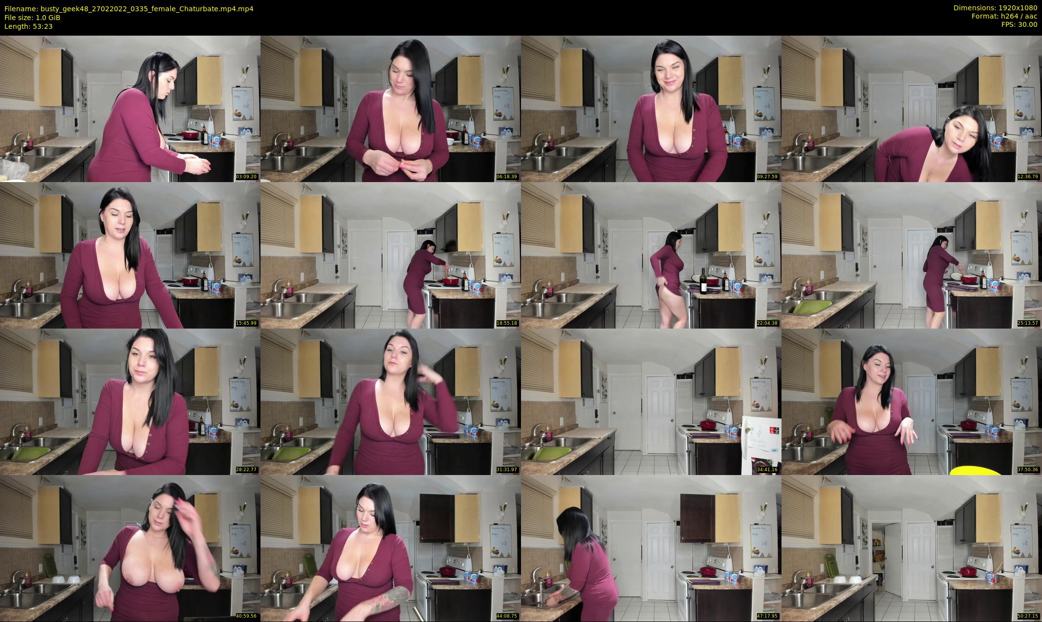 busty_geek48 — 54 minute Chaturbate female cam show recording, 1080p, Feb 27, 2022