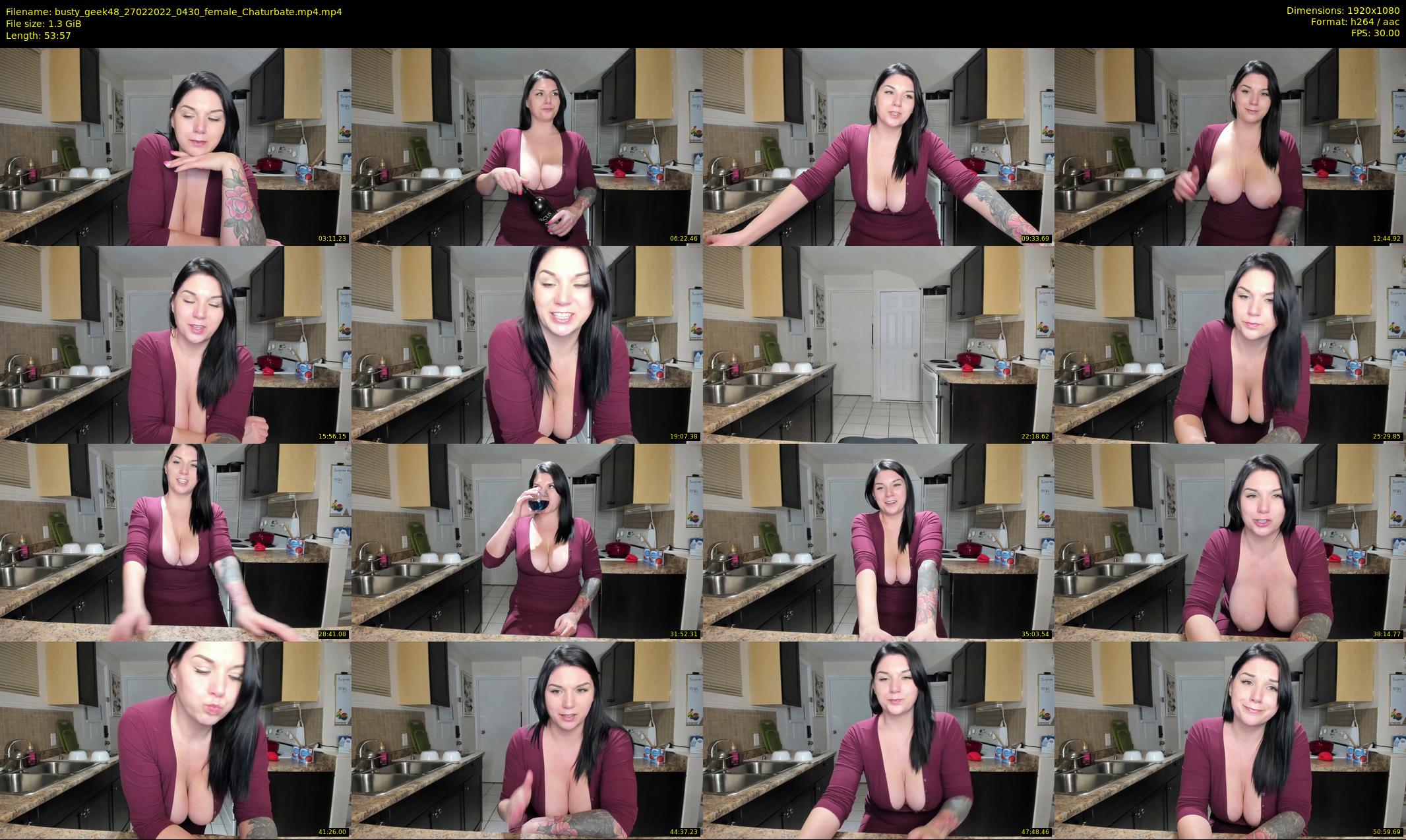 busty_geek48 — 54 minute Chaturbate female cam show recording, 1080p, Feb 27, 2022