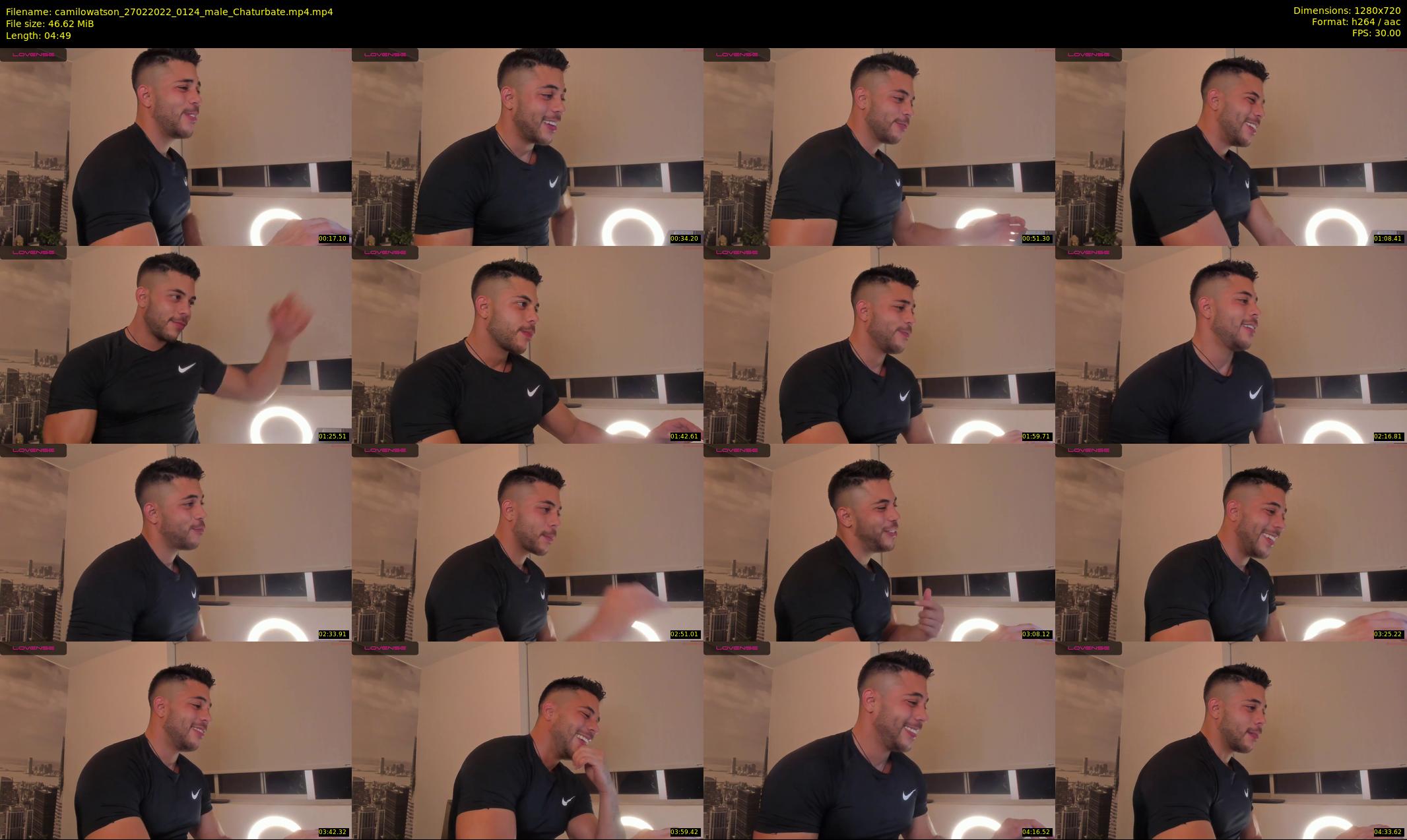 camilowatson — 5 minute Chaturbate male cam show recording, 720p, Feb 27, 2022