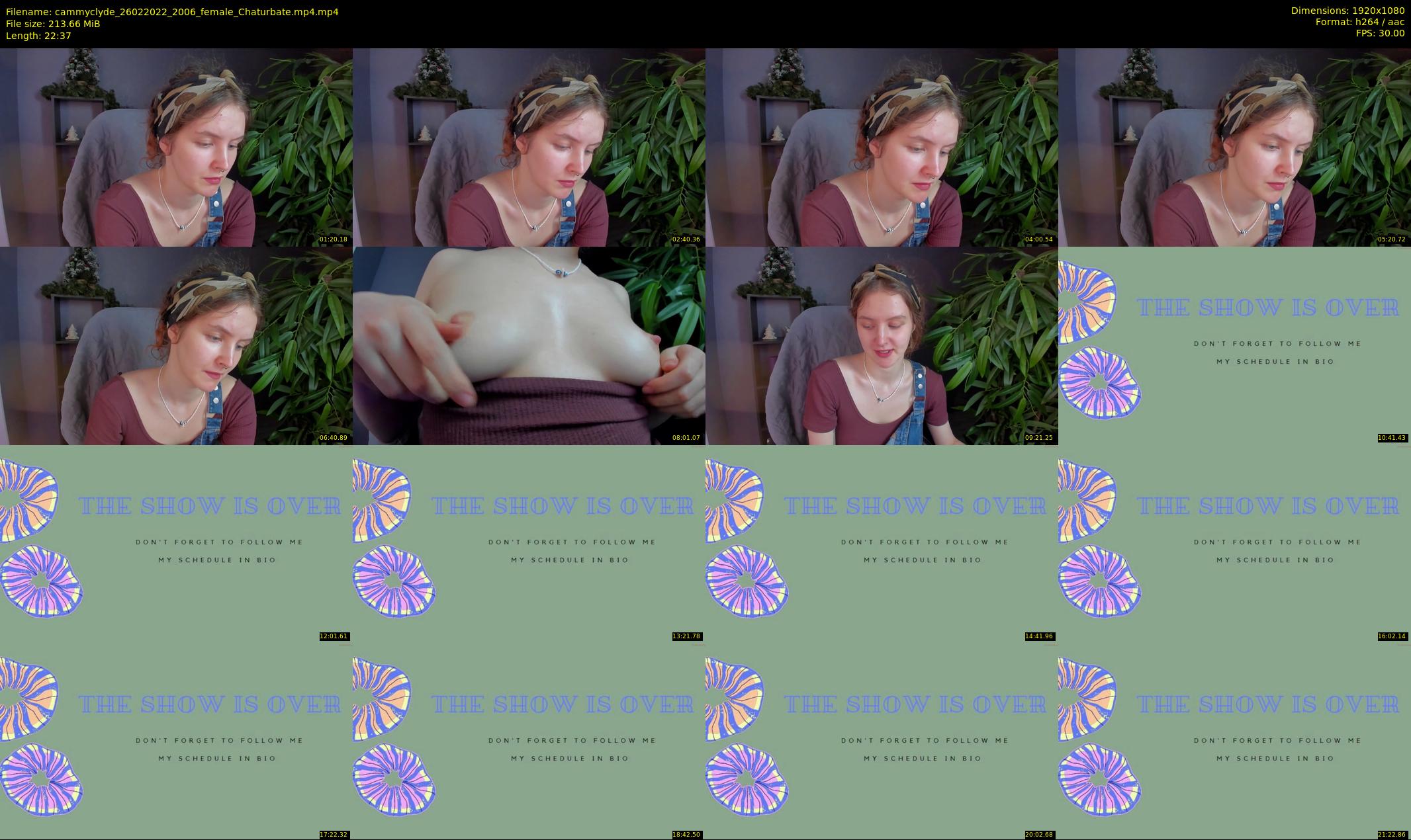 cammyclyde — 23 minute Chaturbate female cam show recording, 1080p, Feb 26, 2022