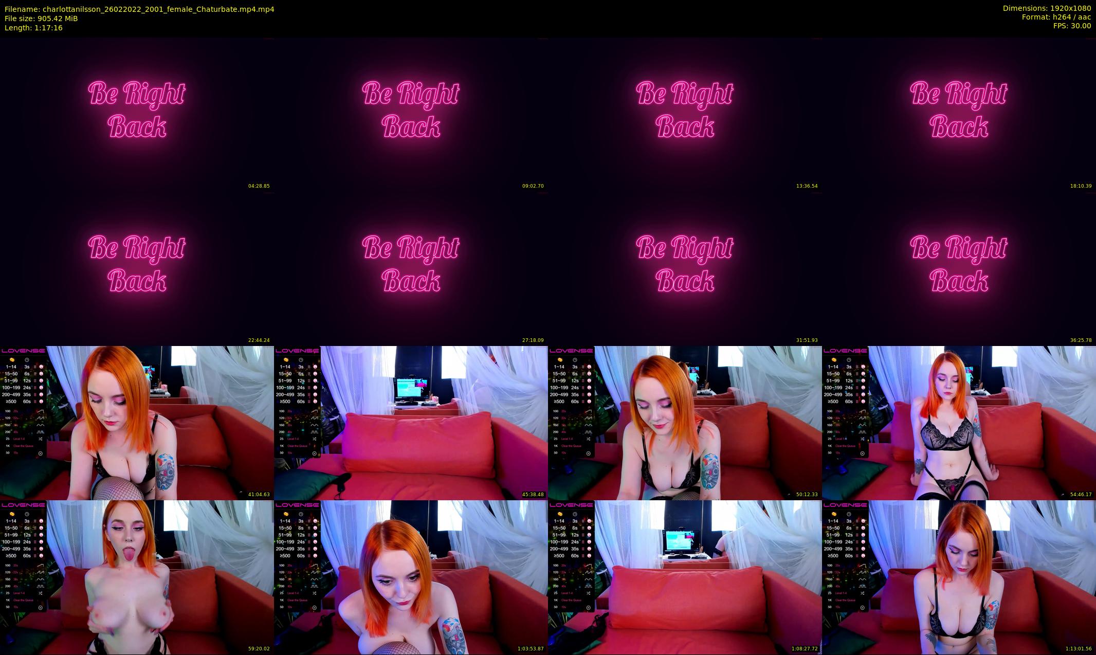 charlottanilsson — 78 minute Chaturbate female cam show recording, 1080p, Feb 26, 2022
