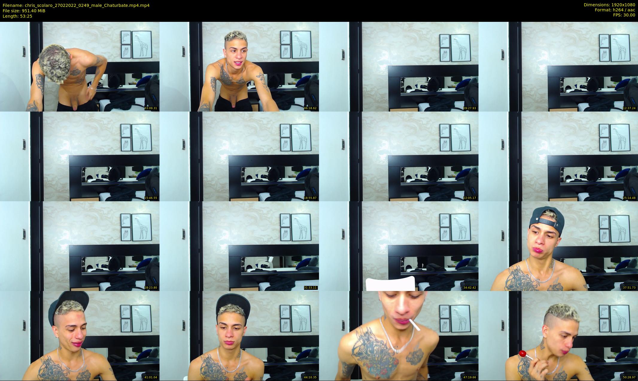 chris_scolaro — 54 minute Chaturbate male cam show recording, 1080p, Feb 27, 2022