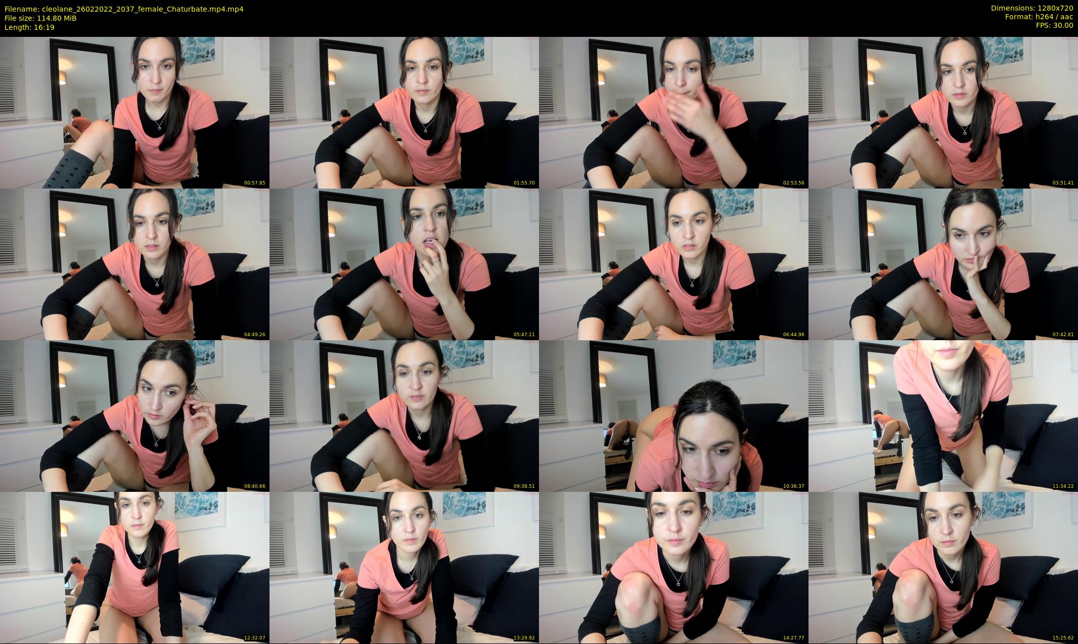 cleolane — 17 minute Chaturbate female cam show recording, 720p, Feb 26, 2022