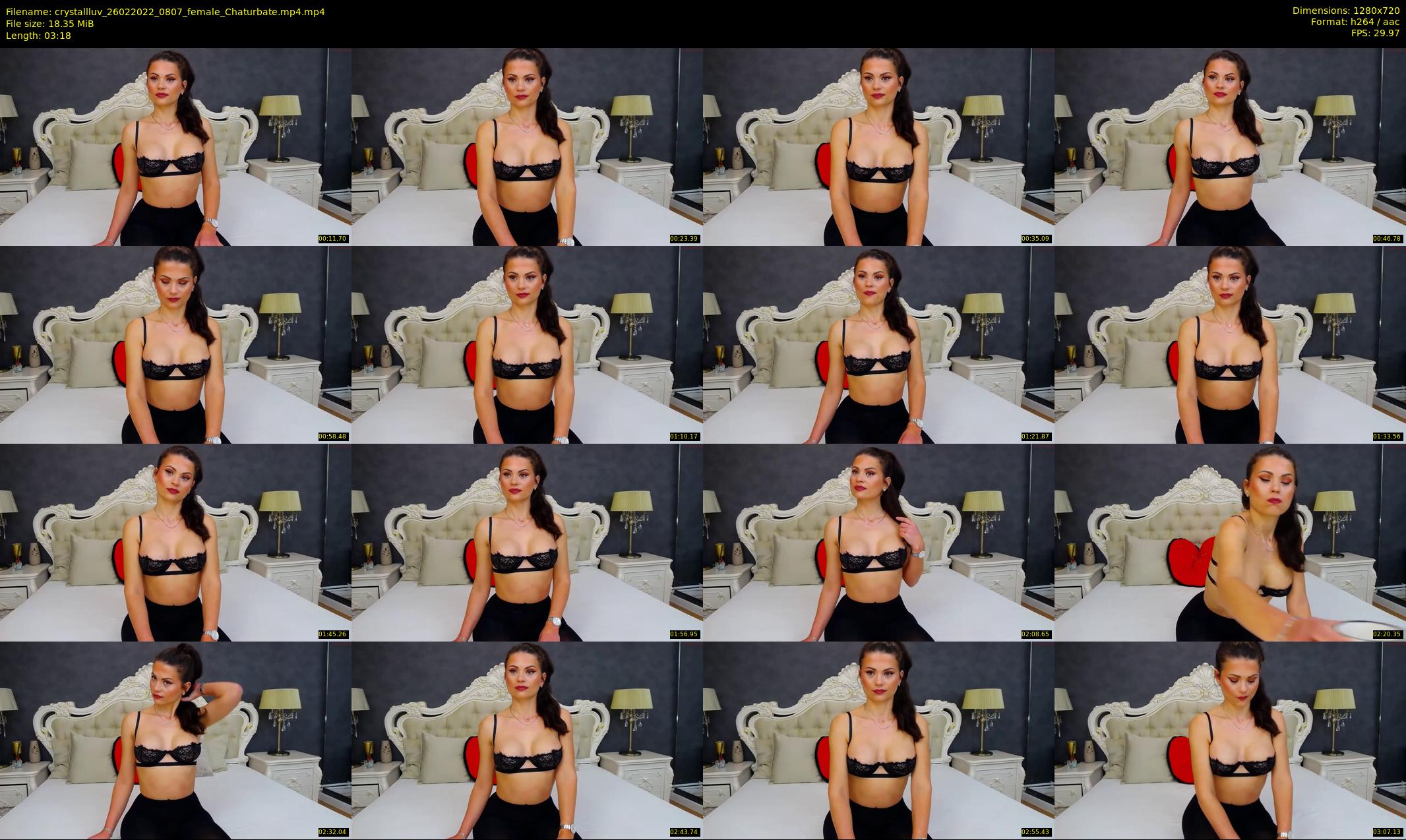 crystallluv — 4 minute Chaturbate female cam show recording, 720p, Feb 26, 2022