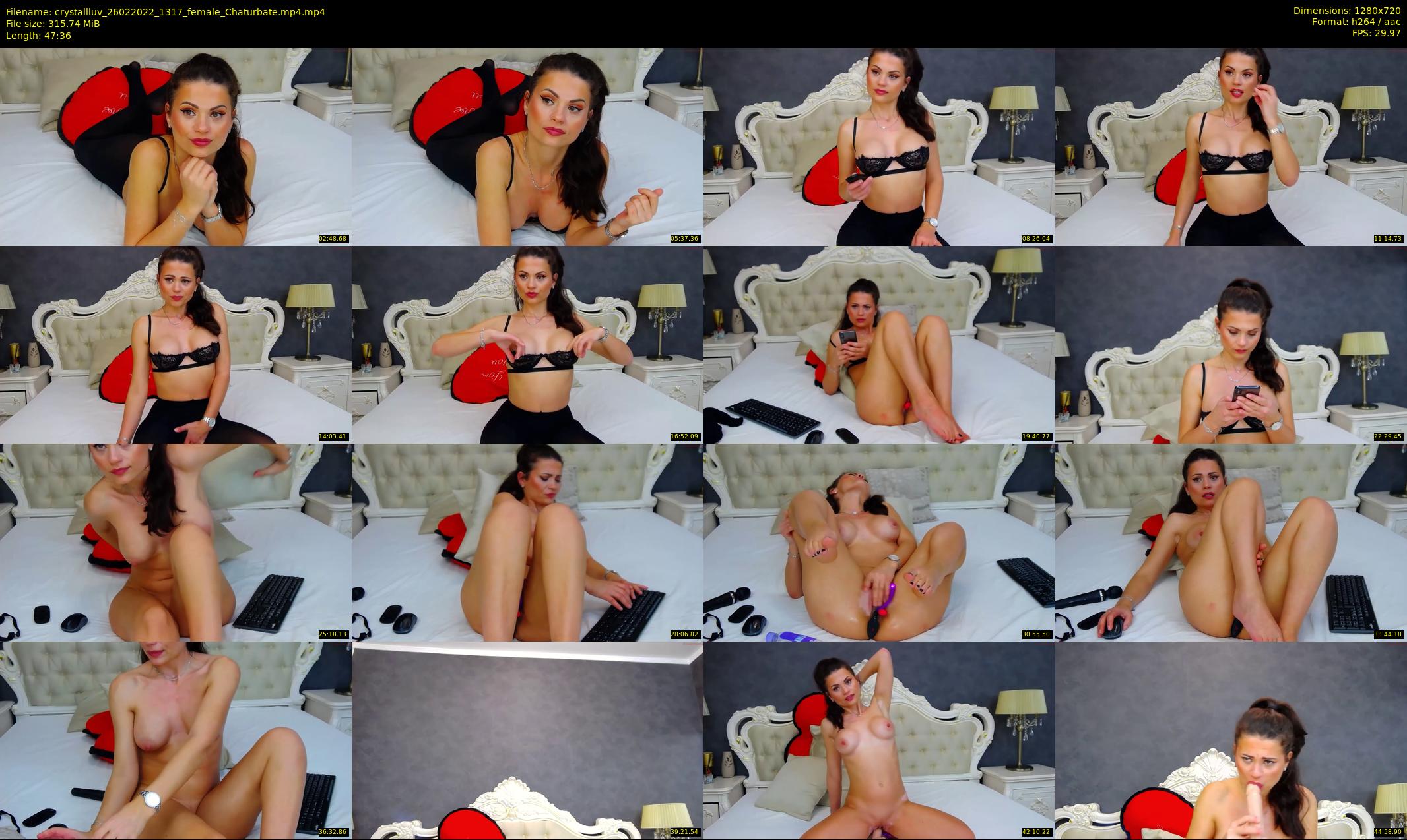 crystallluv — 48 minute Chaturbate female cam show recording, 720p, Feb 26, 2022