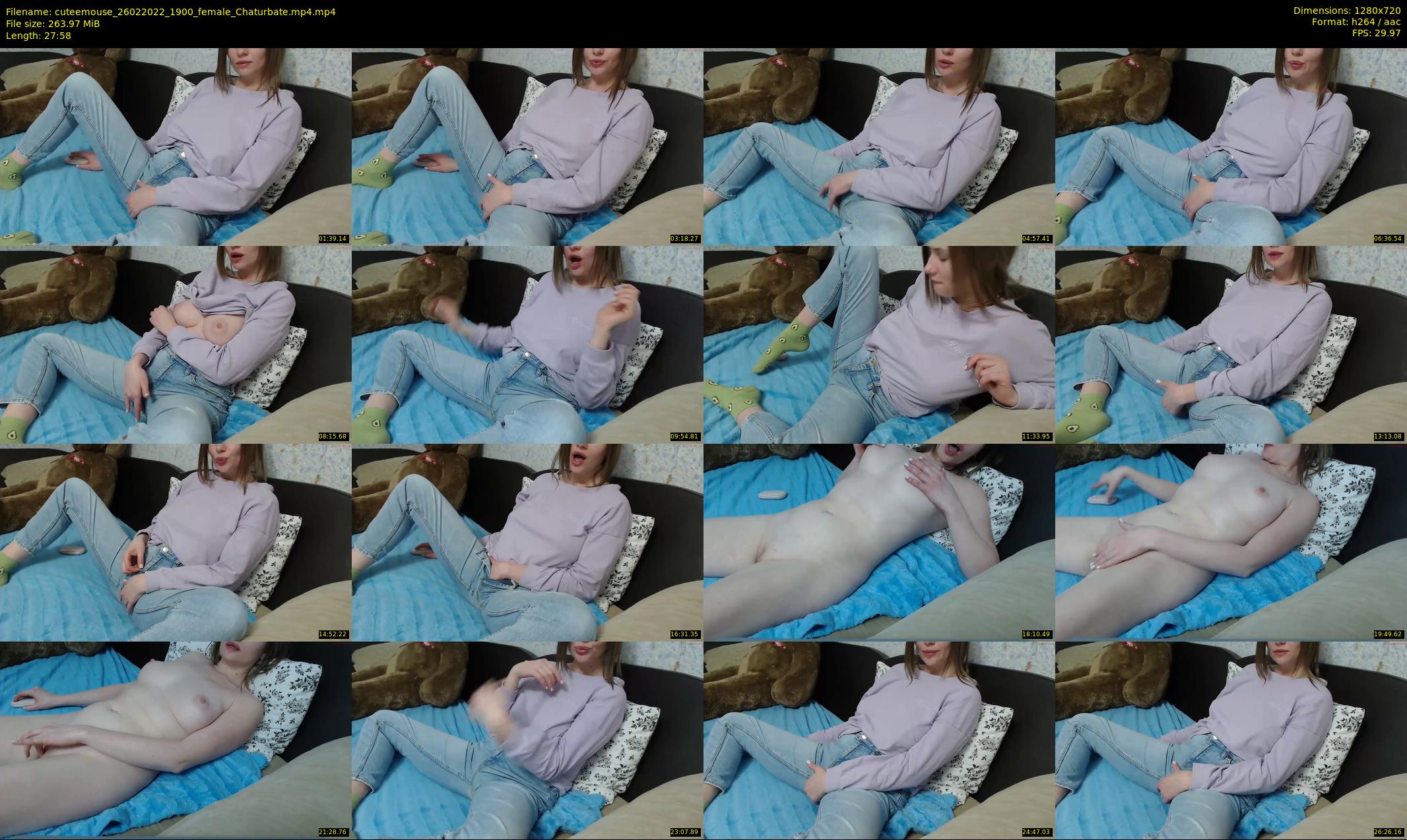 cuteemouse — 28 minute Chaturbate female cam show recording, 720p, Feb 26, 2022