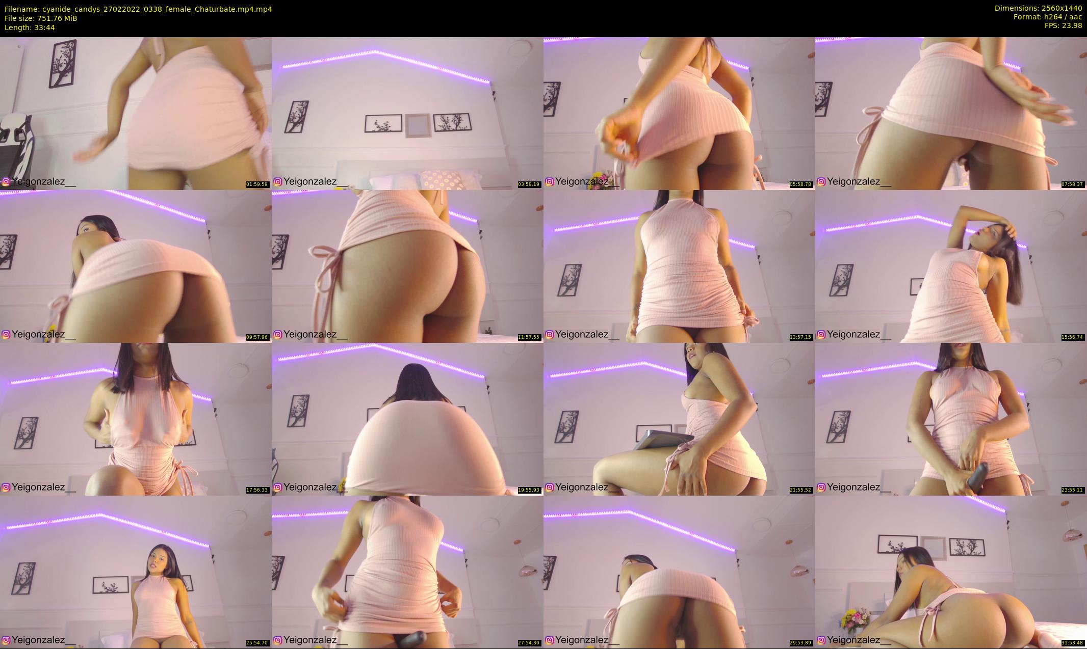 cyanide_candys — 34 minute Chaturbate female cam show recording, 1080p, Feb 27, 2022