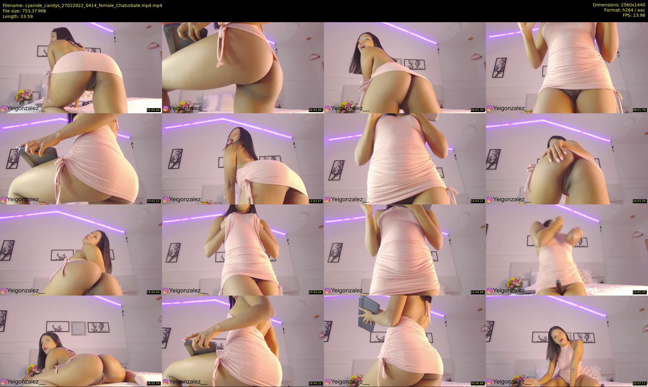 cyanide_candys — 34 minute Chaturbate female cam show recording, 1080p, Feb 27, 2022