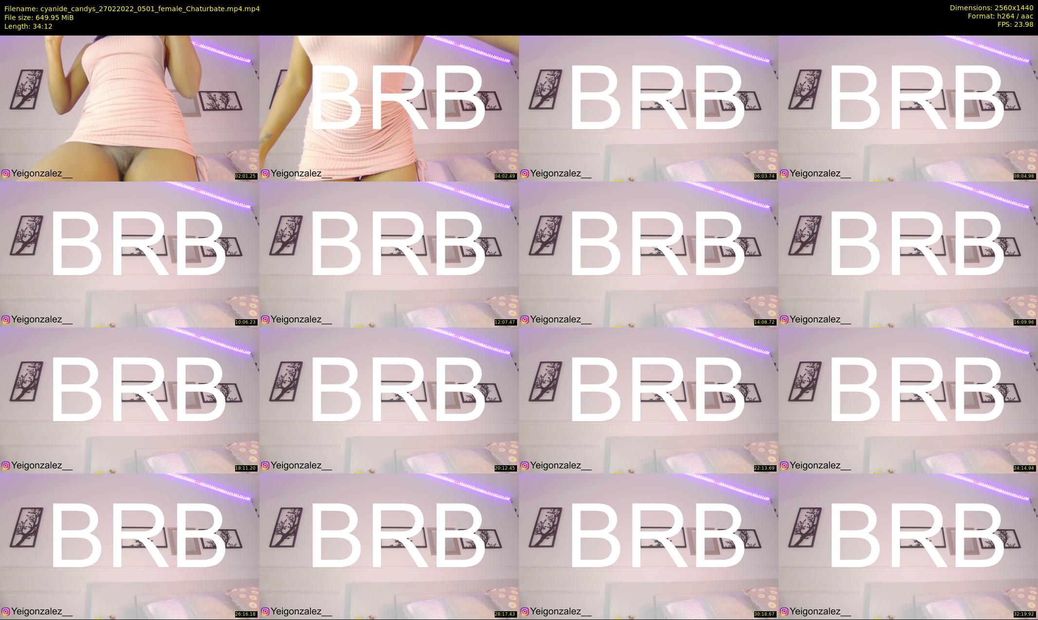 cyanide_candys — 35 minute Chaturbate female cam show recording, 1080p, Feb 27, 2022