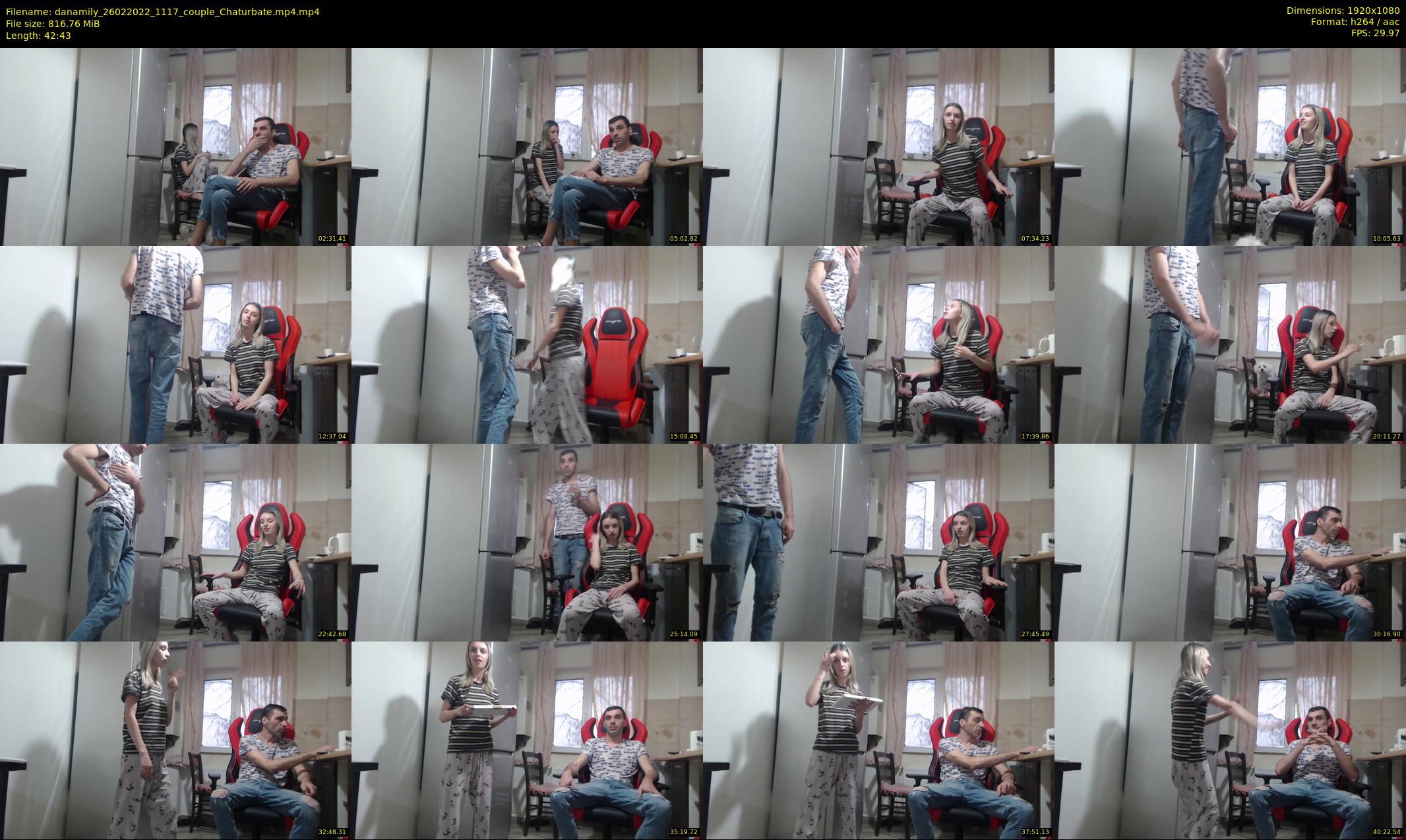 danamily — 43 minute Chaturbate female cam show recording, 1080p, Feb 26, 2022