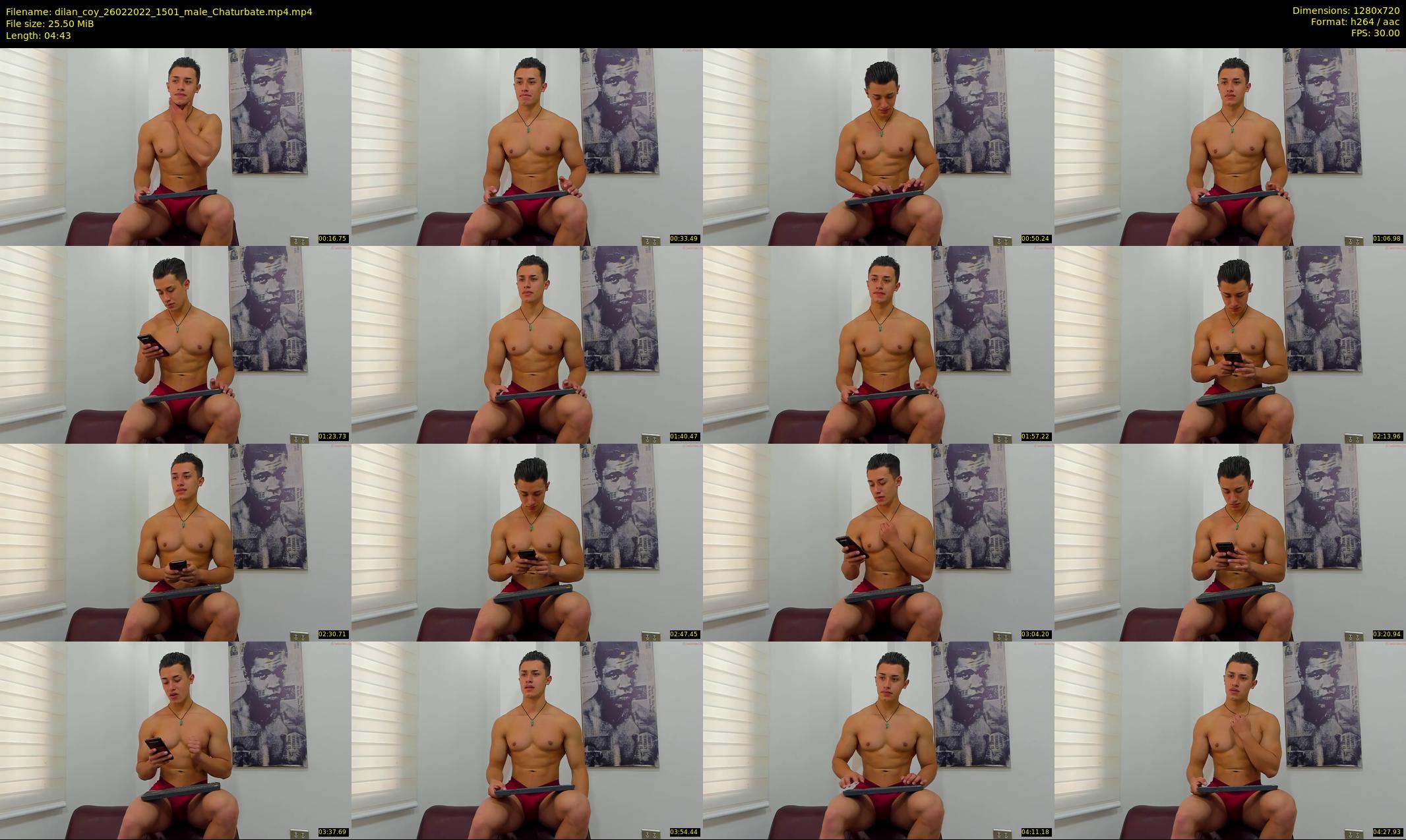 dilan_coy — 5 minute Chaturbate male cam show recording, 720p, Feb 26, 2022
