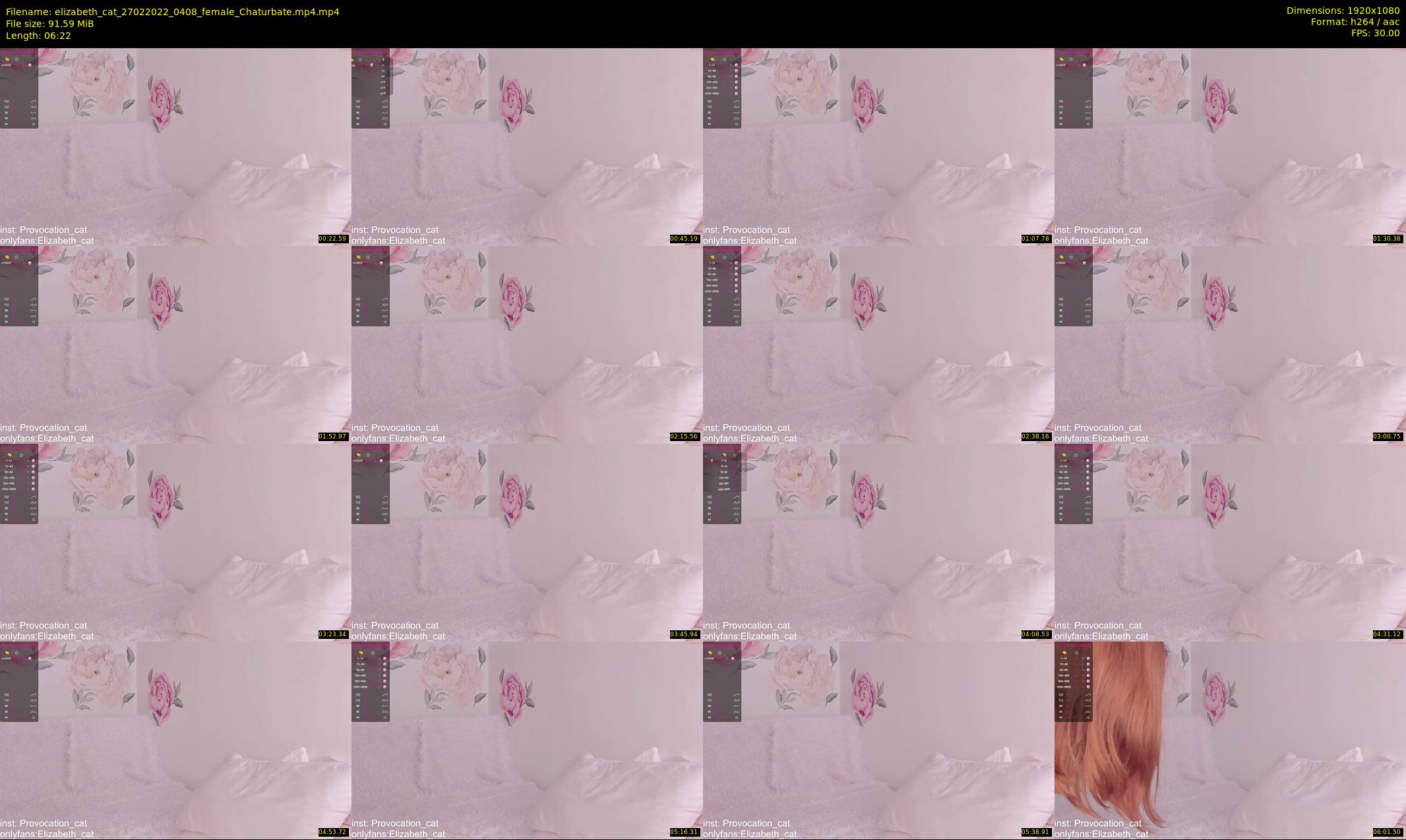 elizabeth_cat — 7 minute Chaturbate female cam show recording, 1080p, Feb 27, 2022