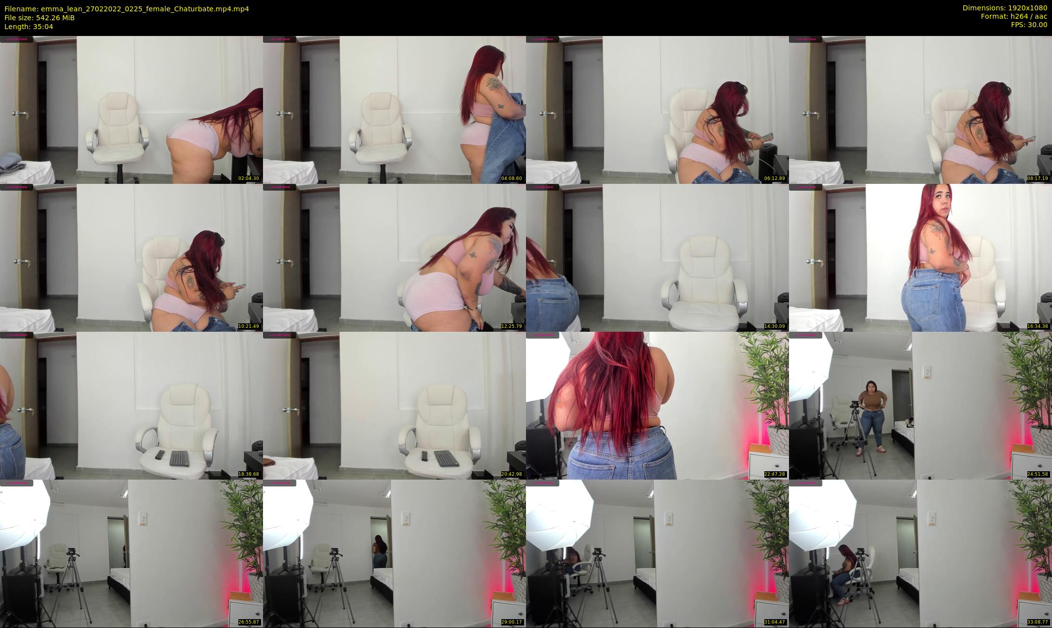 emma_lean — 36 minute Chaturbate female cam show recording, 1080p, Feb 27, 2022