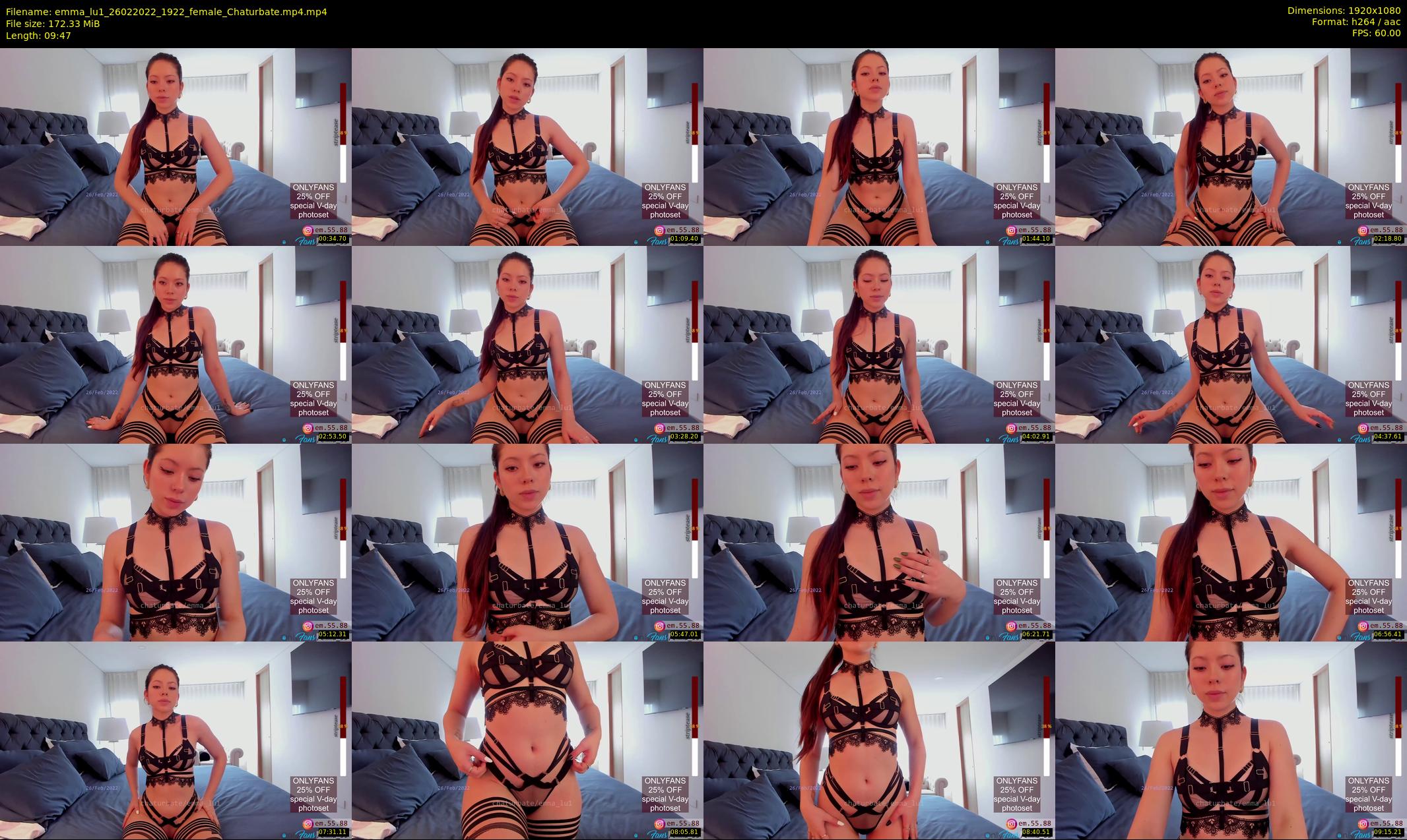 emma_lu1 — 10 minute Chaturbate female cam show recording, 1080p, Feb 26, 2022