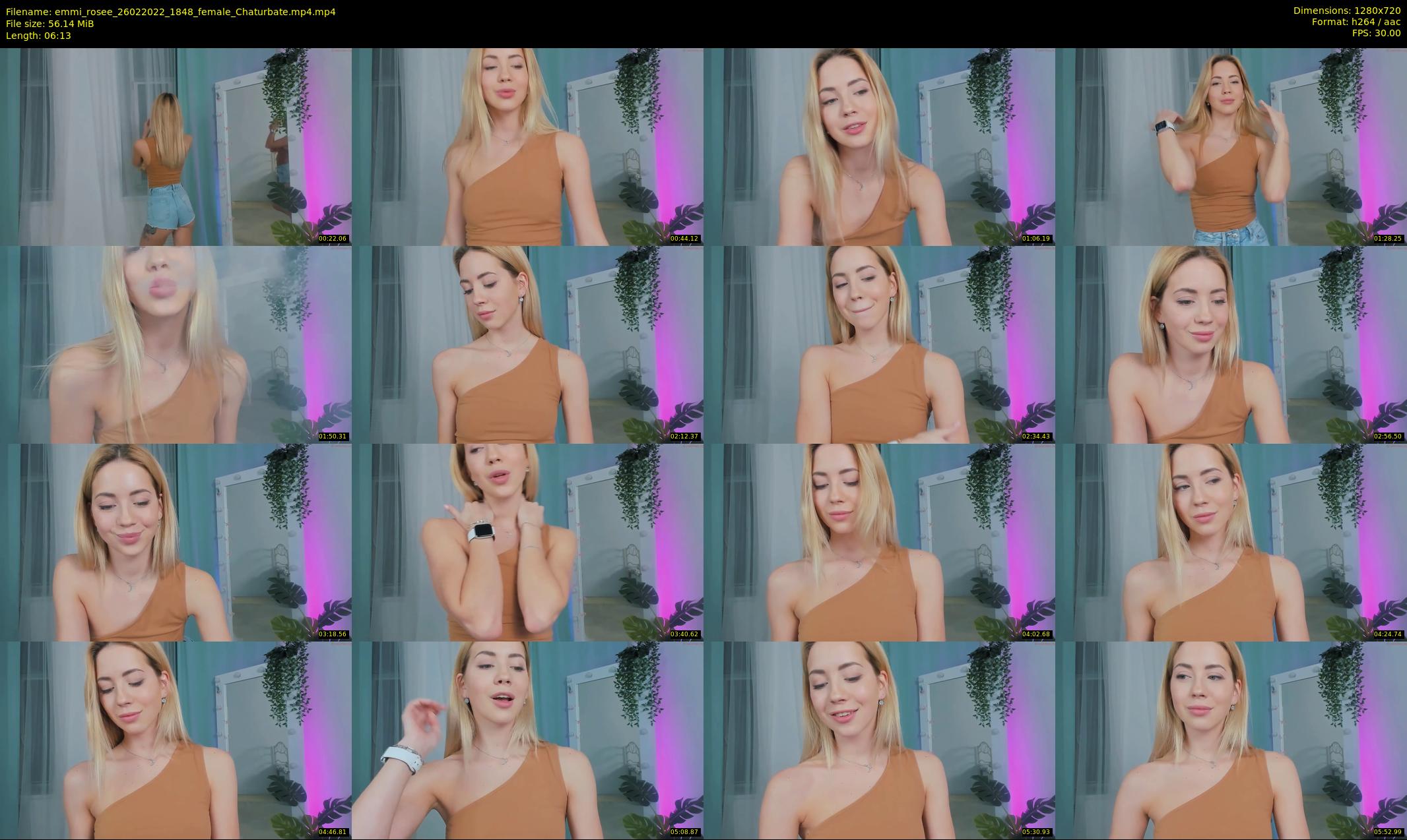 emmi_rosee — 7 minute Chaturbate female cam show recording, 720p, Feb 26, 2022