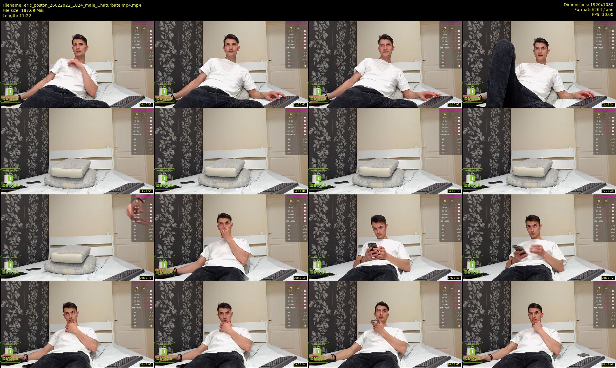eric_poston — 12 minute Chaturbate male cam show recording, 1080p, Feb 26, 2022
